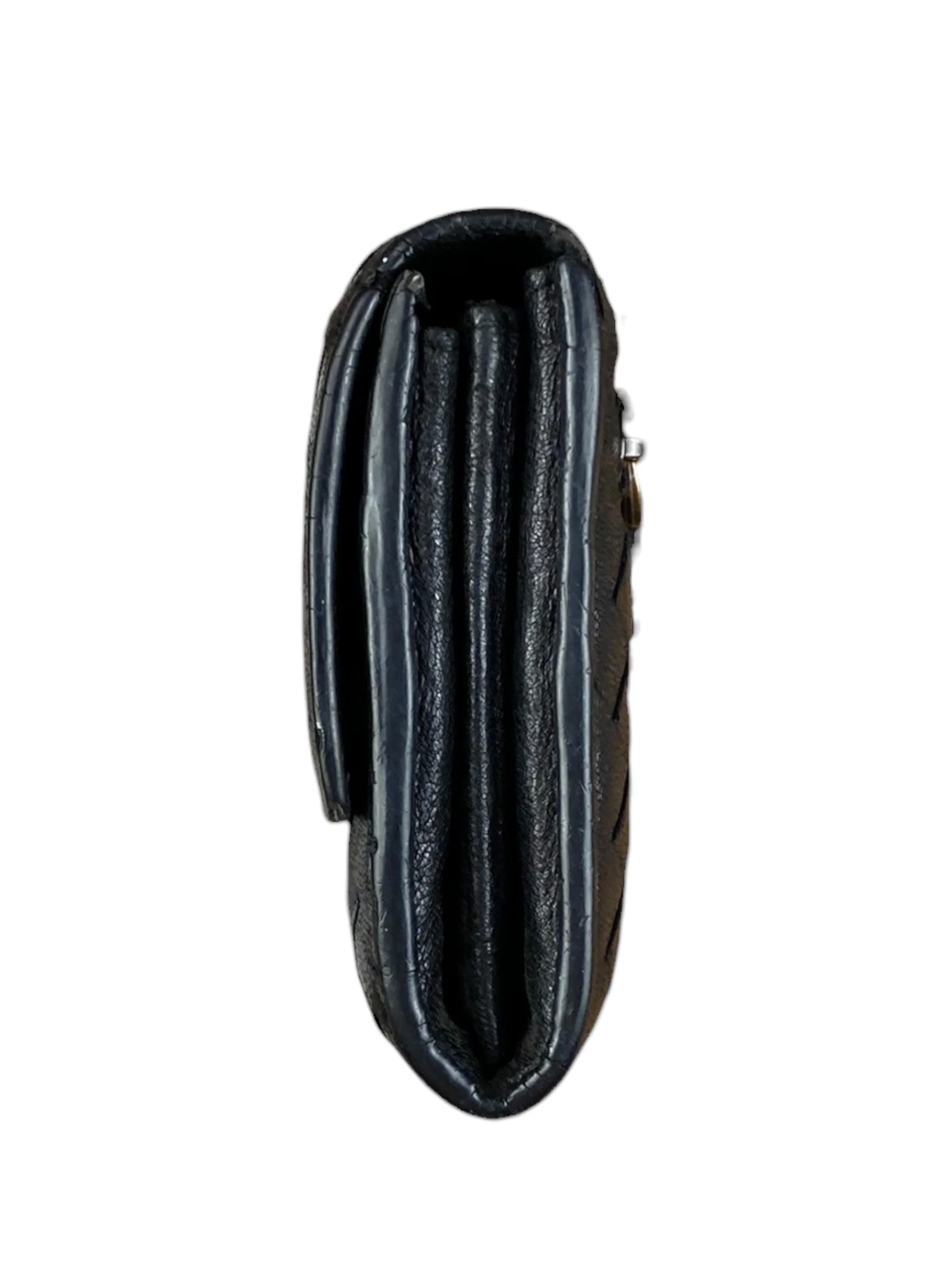 Bottega Veneta Woven Long Wallet Black - Image 4