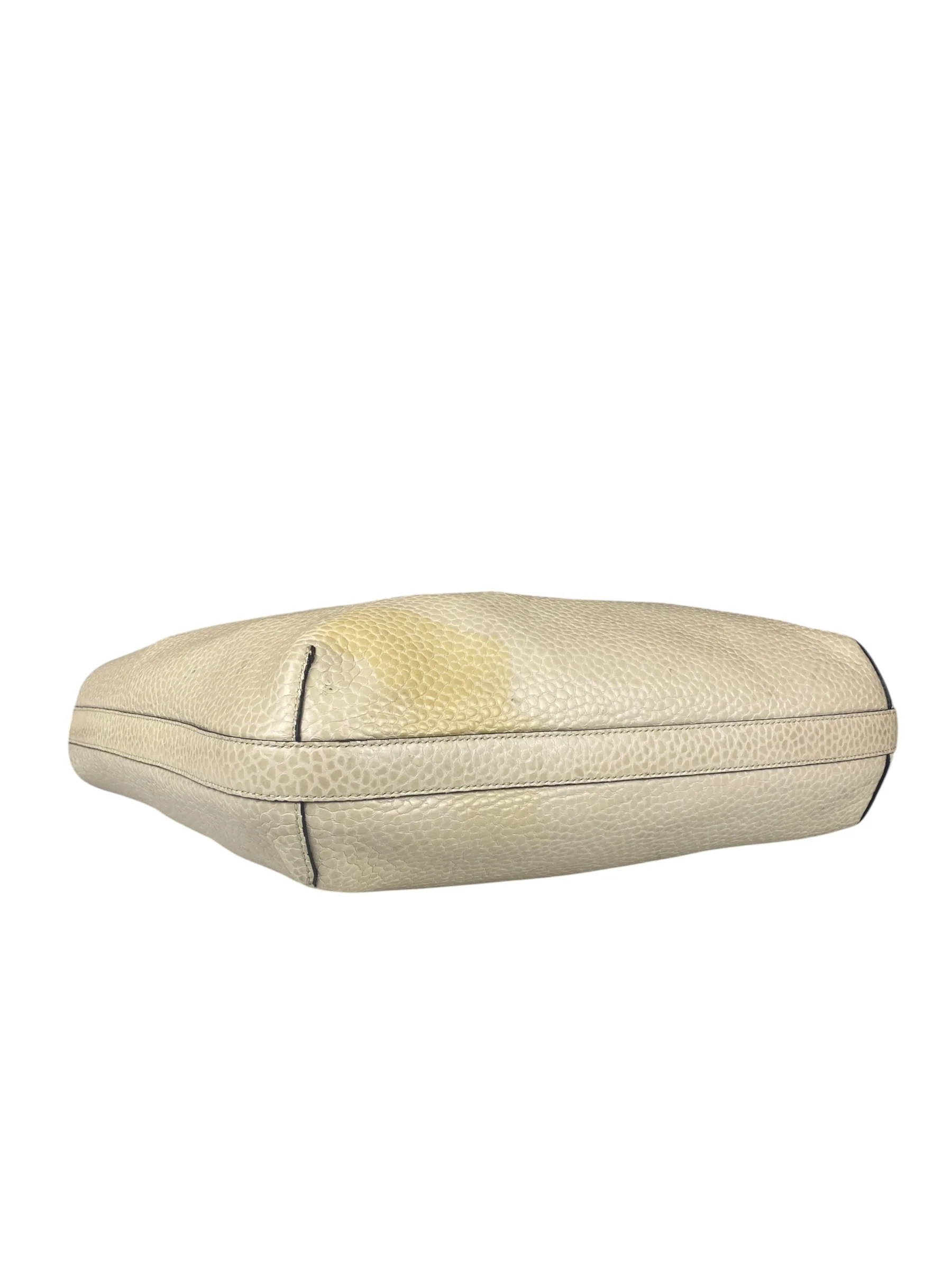 Brunello Cucinelli Cream Leather Tote - Image 6