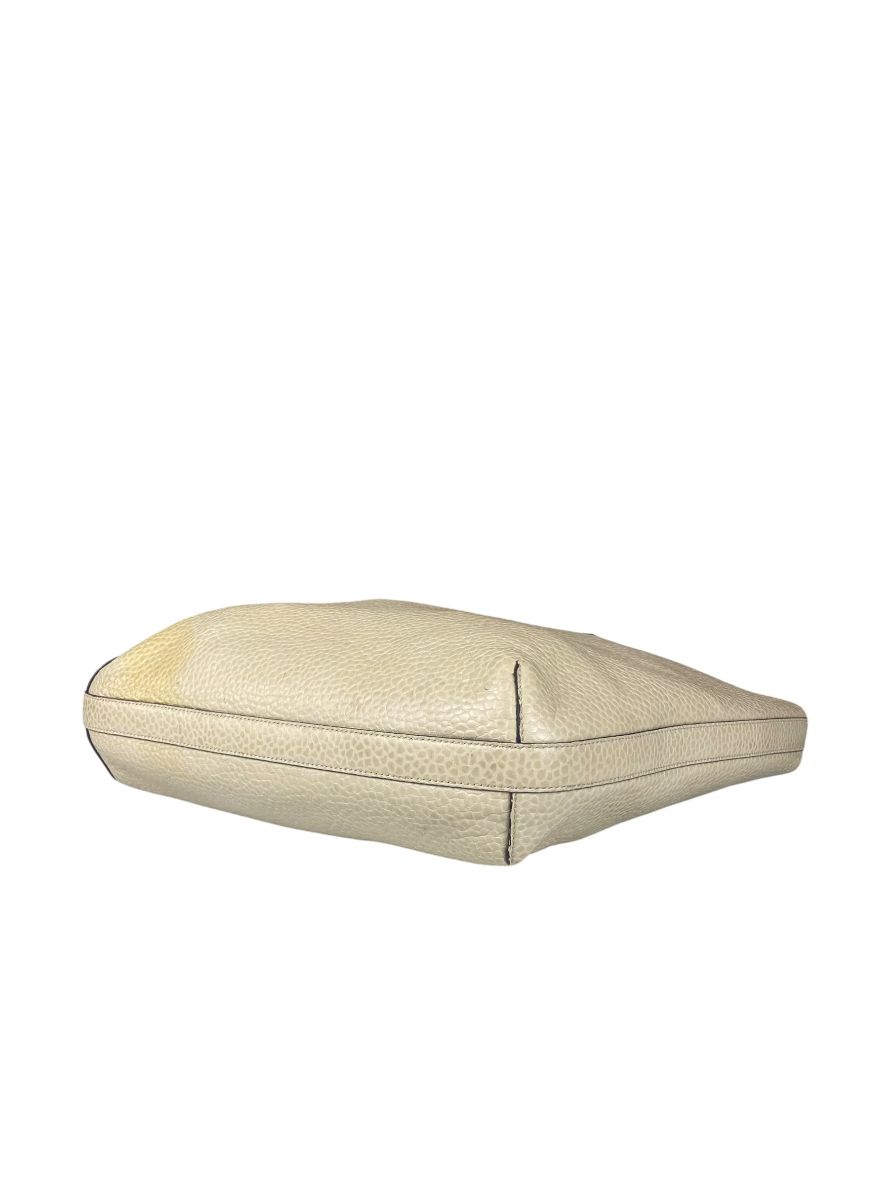 Brunello Cucinelli Cream Leather Tote - Image 7