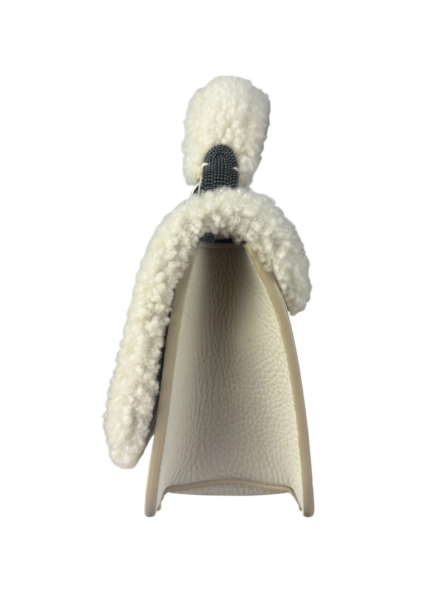 Brunello Cucinelli White Shearling Bag - Image 4