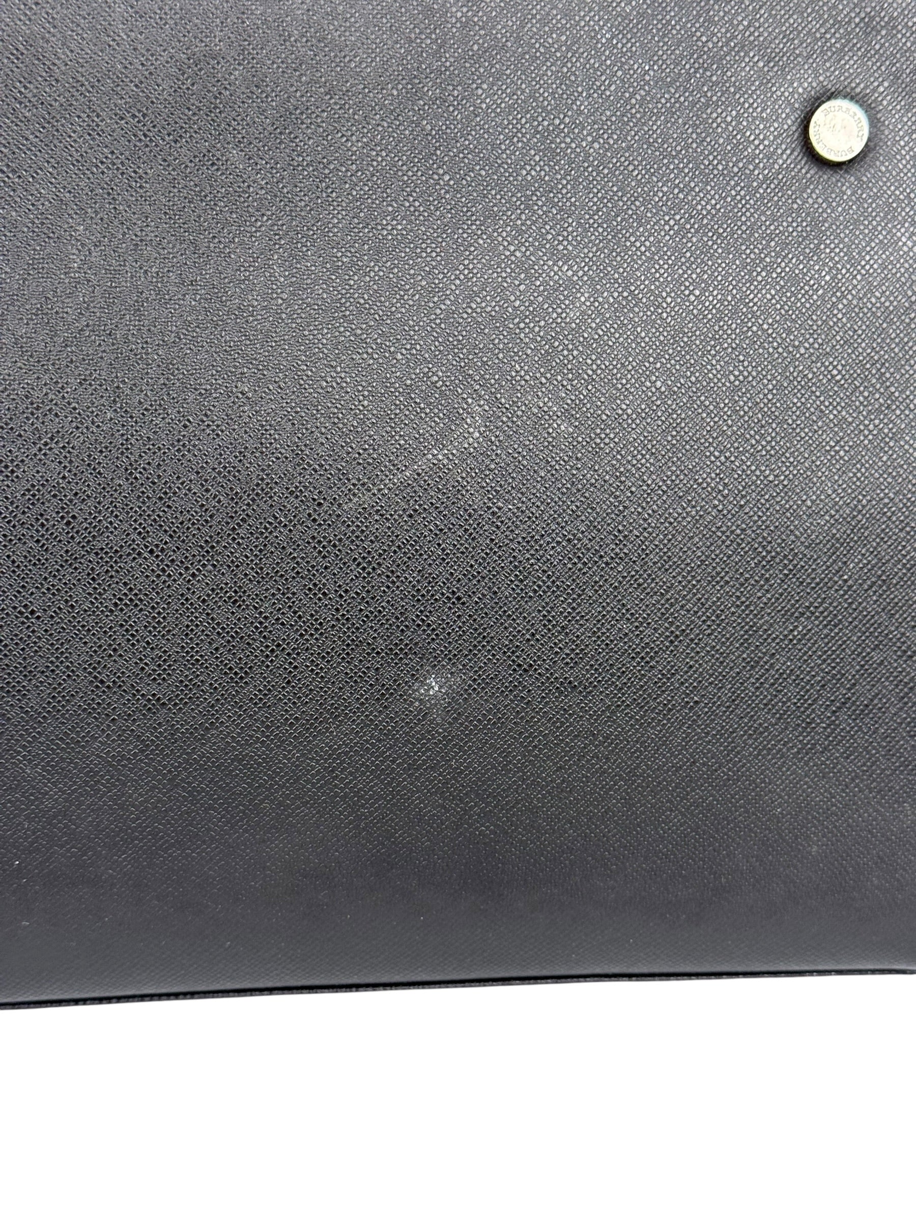 Burberry Black Leather Zip Clutch Pouch - Image 12
