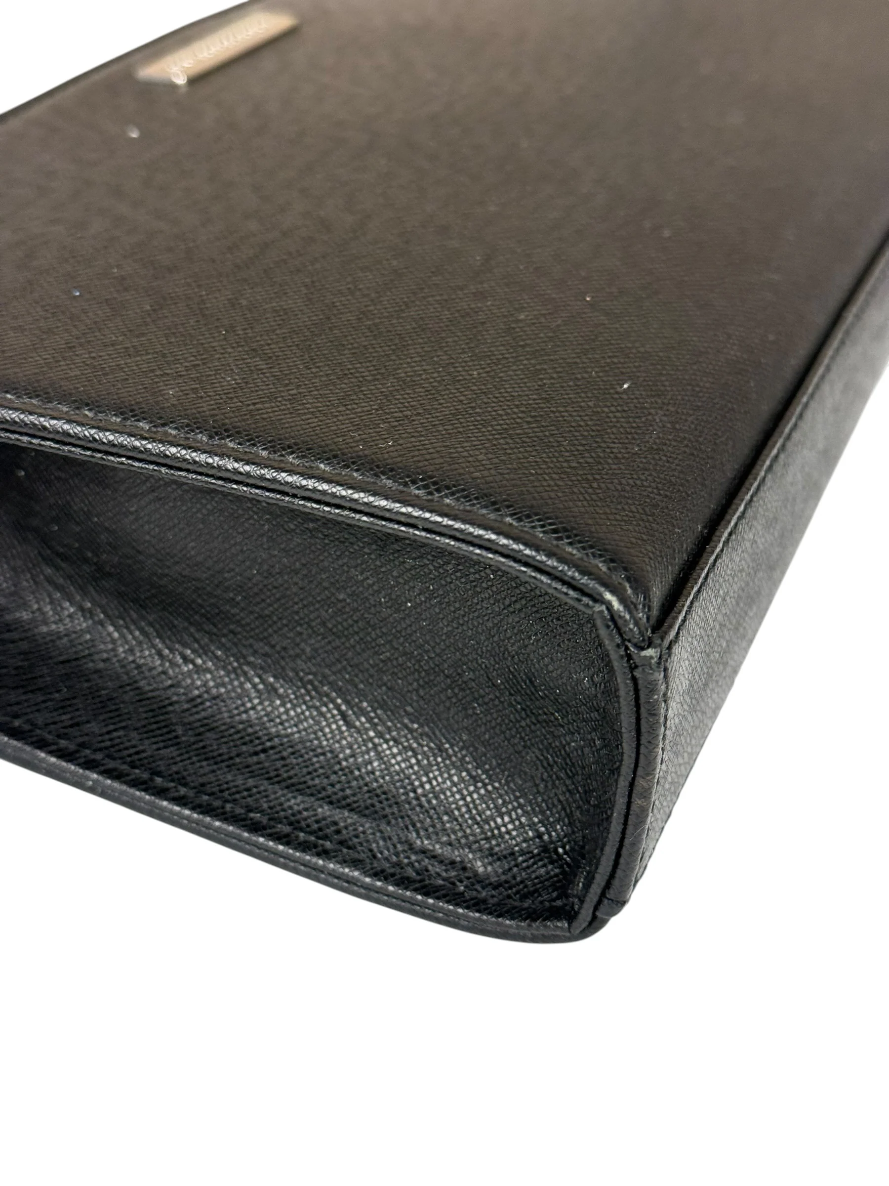 Burberry Black Leather Zip Clutch Pouch - Image 16