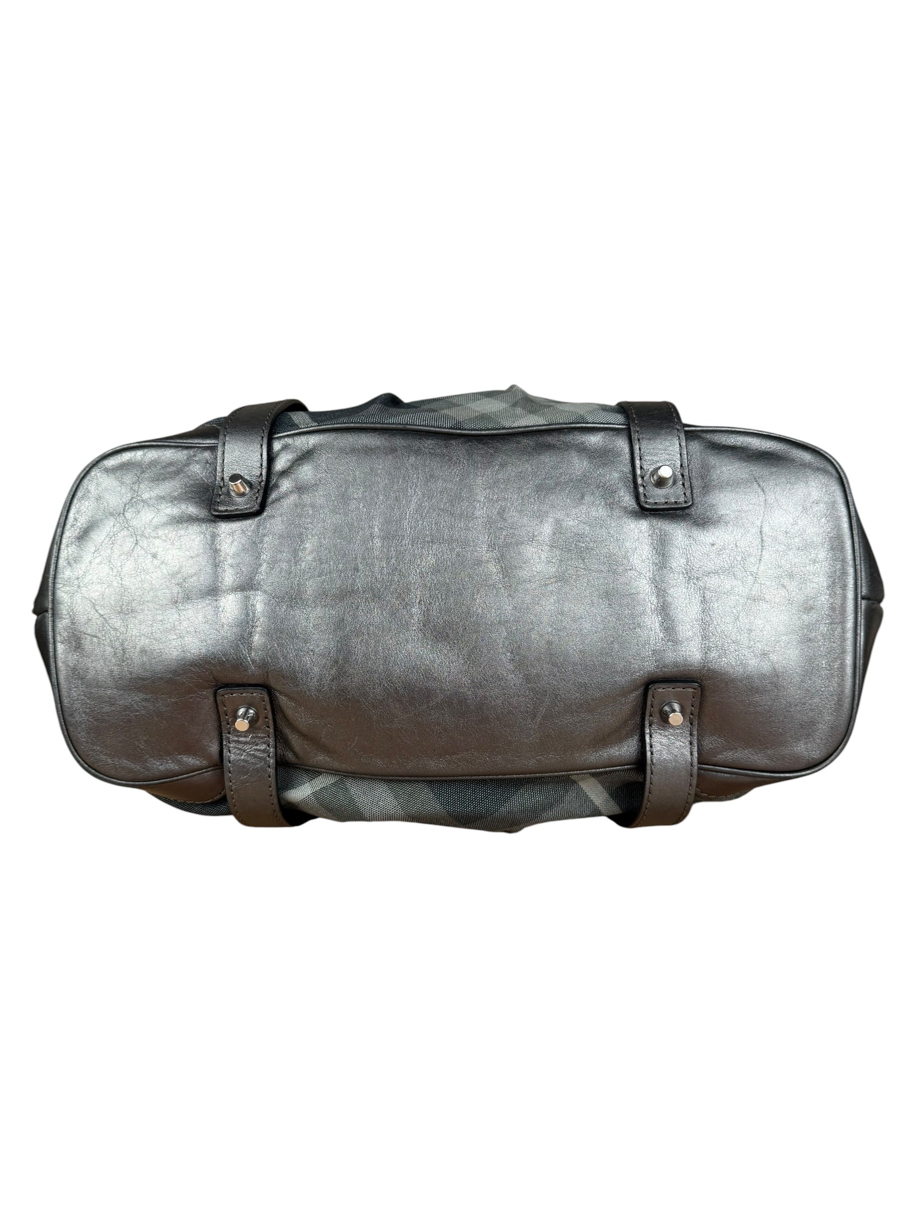 Burberry Vintage Grey Nova Check Shoulder Bag - Image 12