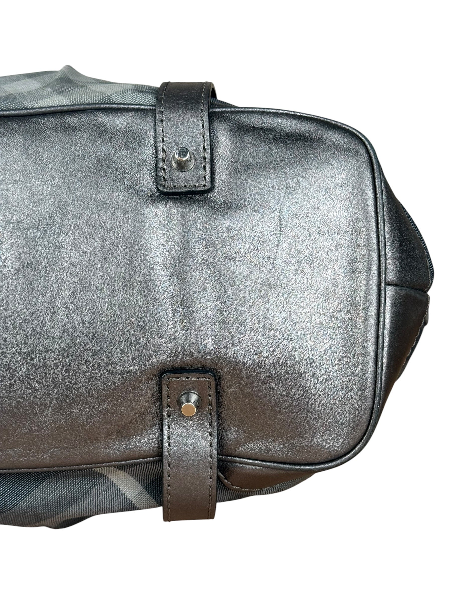 Burberry Vintage Grey Nova Check Shoulder Bag - Image 13