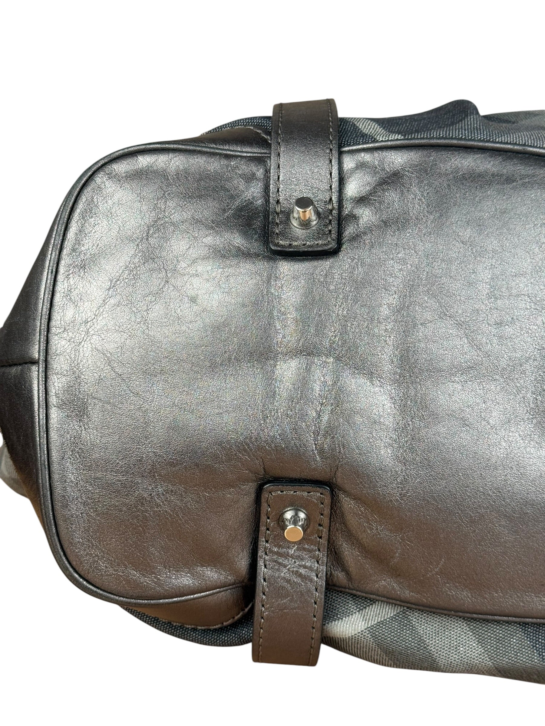 Burberry Vintage Grey Nova Check Shoulder Bag - Image 14