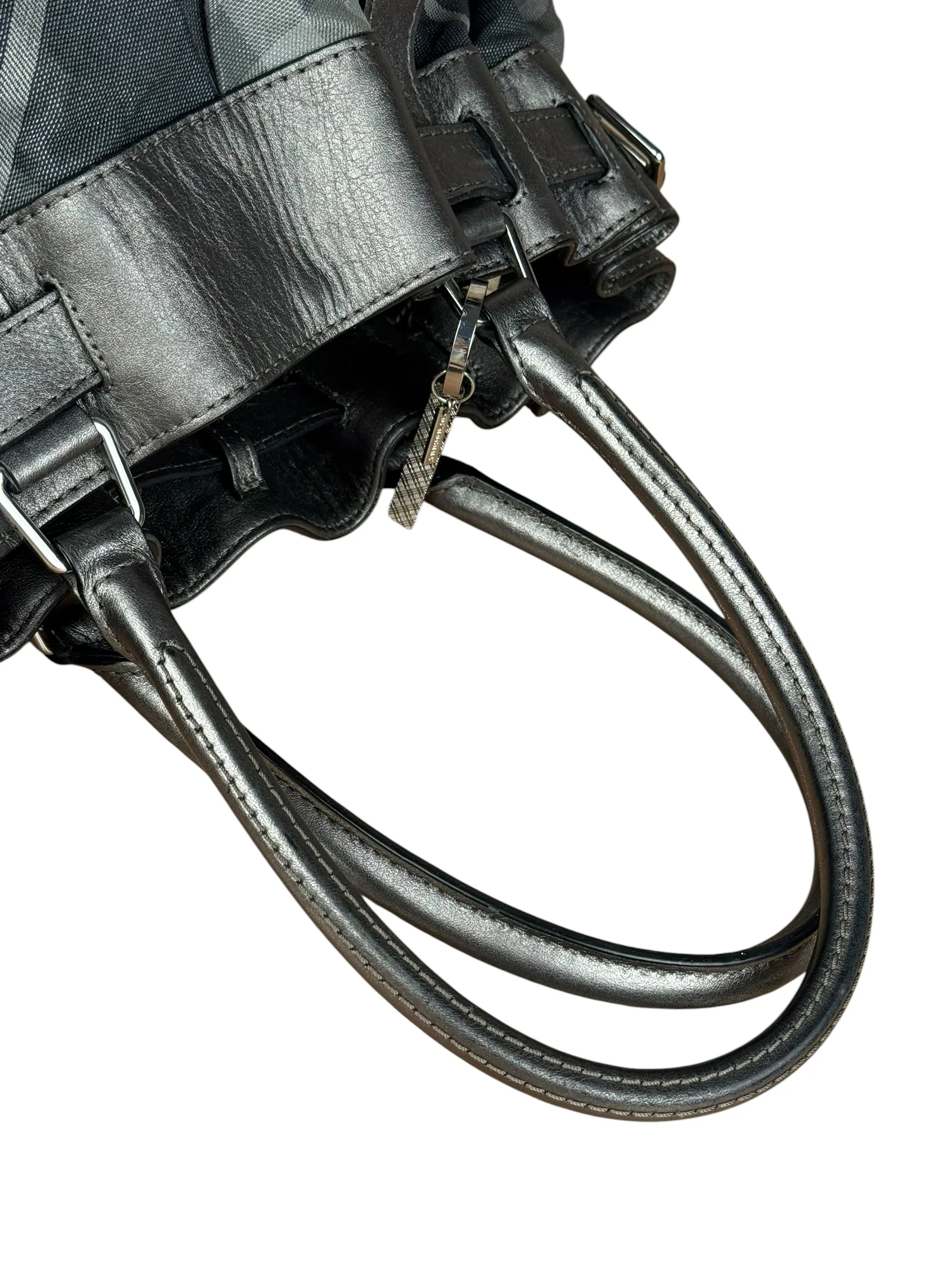 Burberry Vintage Grey Nova Check Shoulder Bag - Image 15