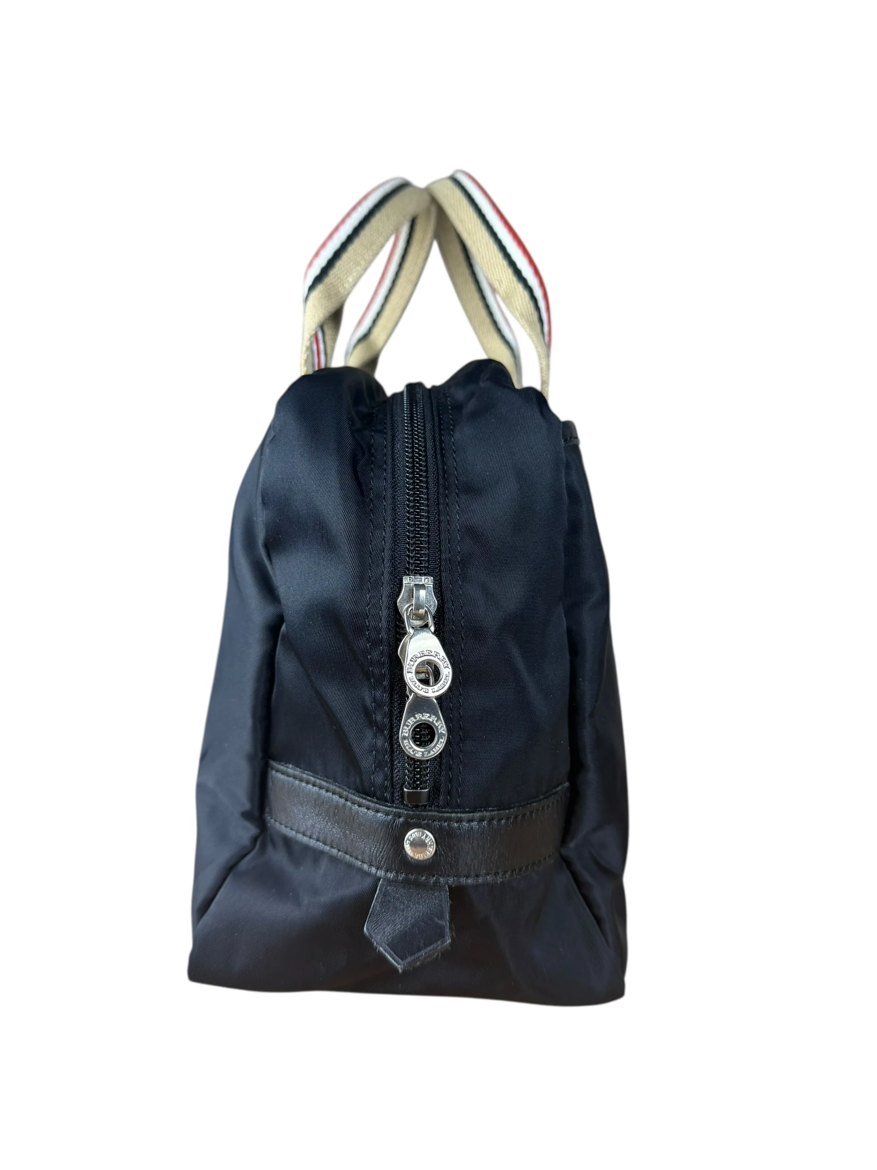 Burberry Vintage Nylon Sherry Handbag - Image 8