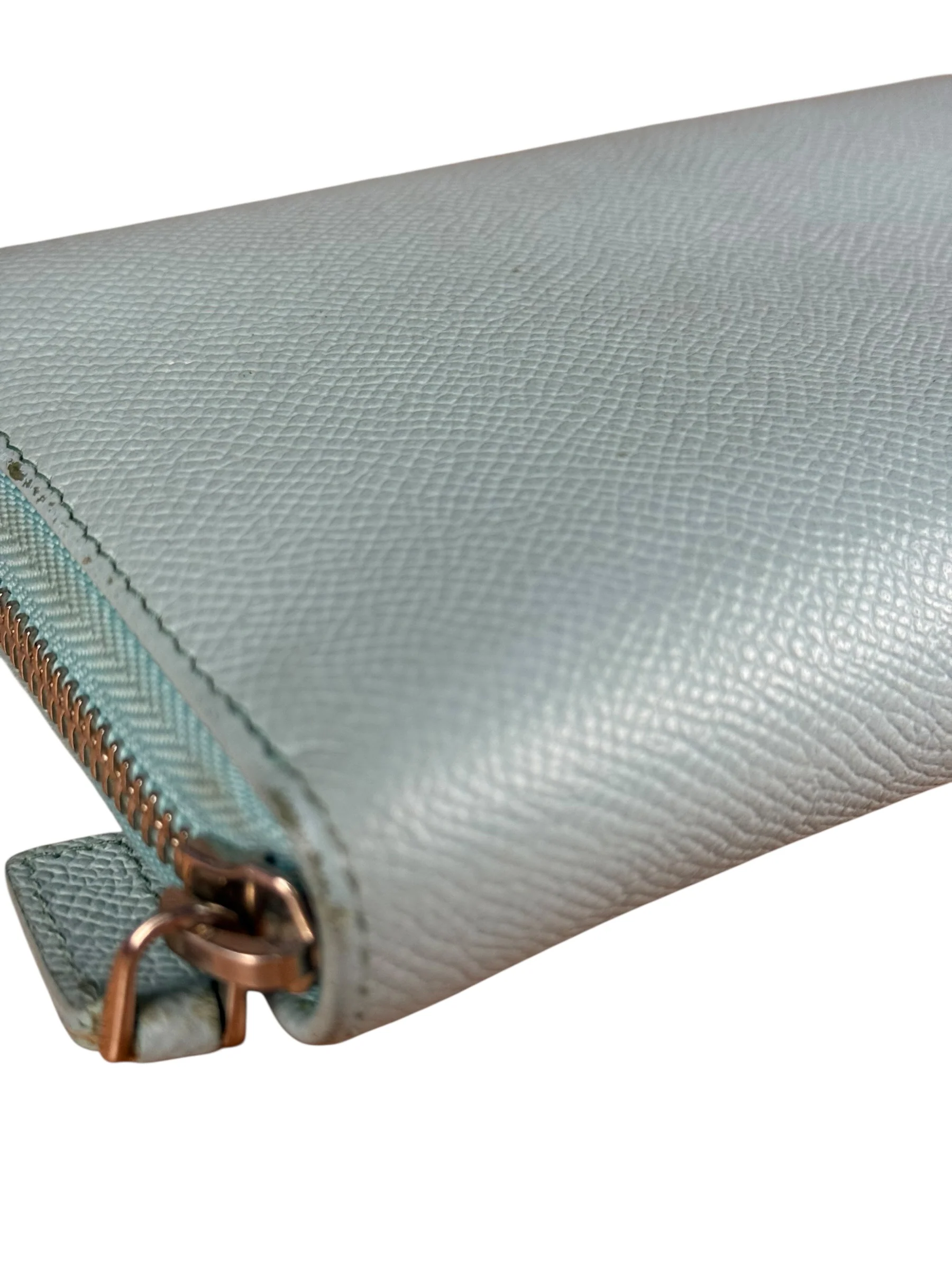 Bvlgari Blue Leather Long Zippy Wallet - Image 11