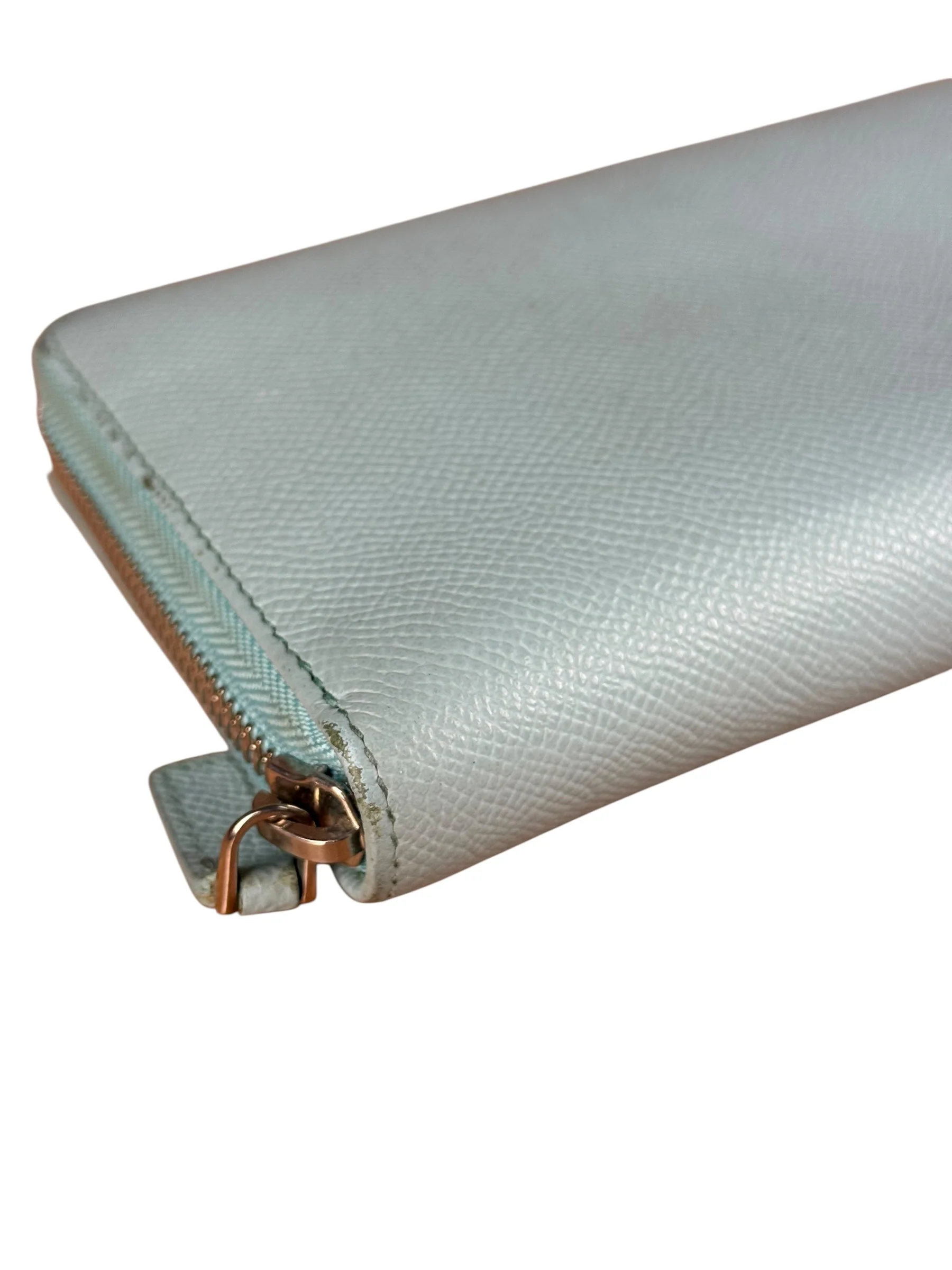 Bvlgari Blue Leather Long Zippy Wallet - Image 12