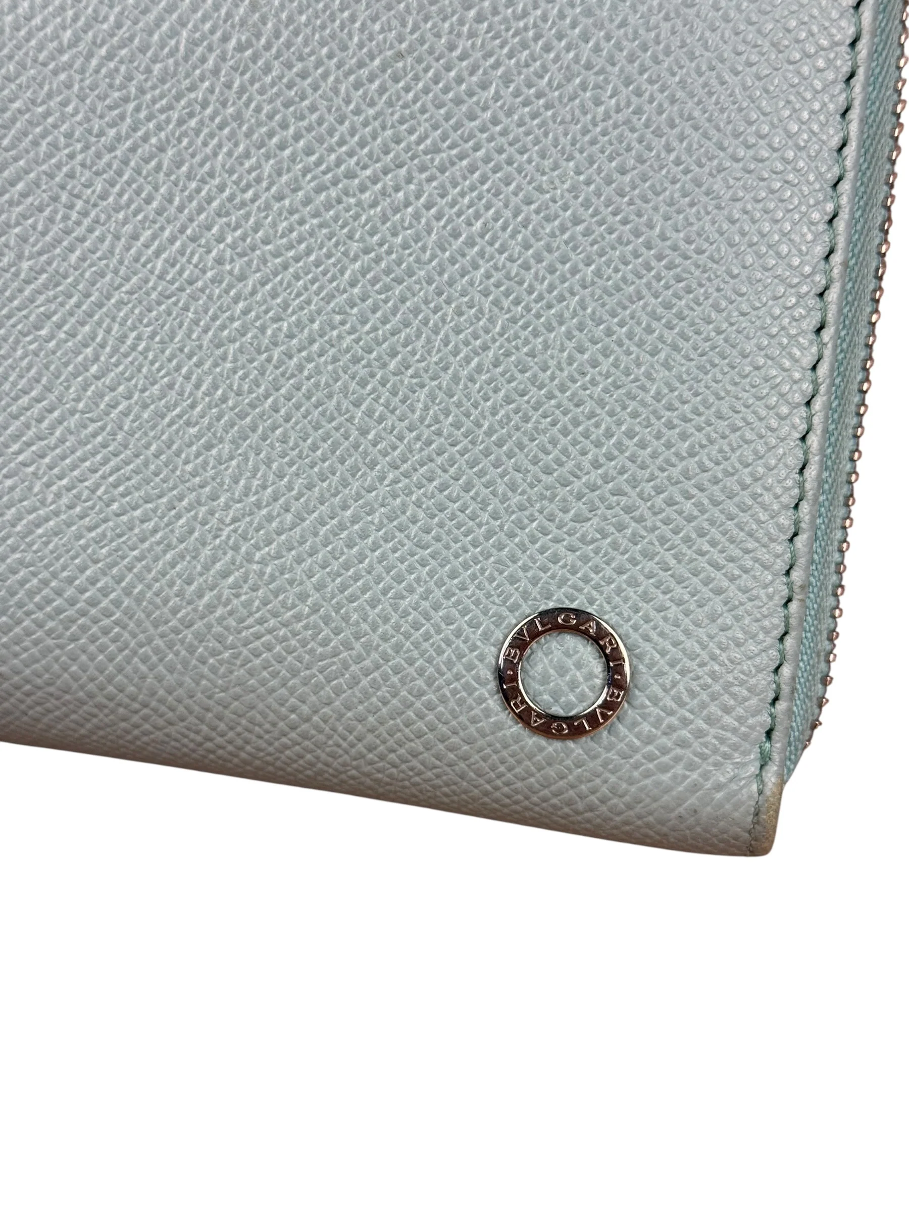 Bvlgari Blue Leather Long Zippy Wallet - Image 14