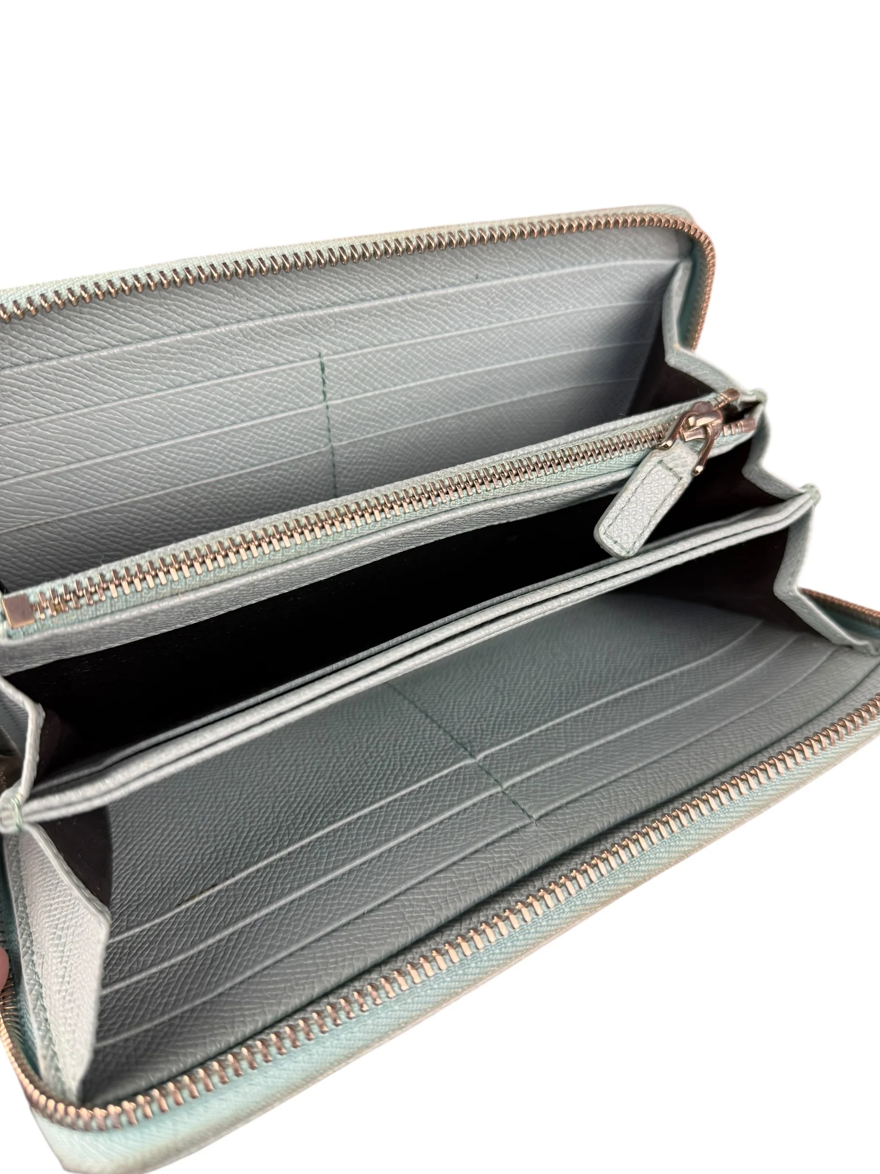 Bvlgari Blue Leather Long Zippy Wallet - Image 15