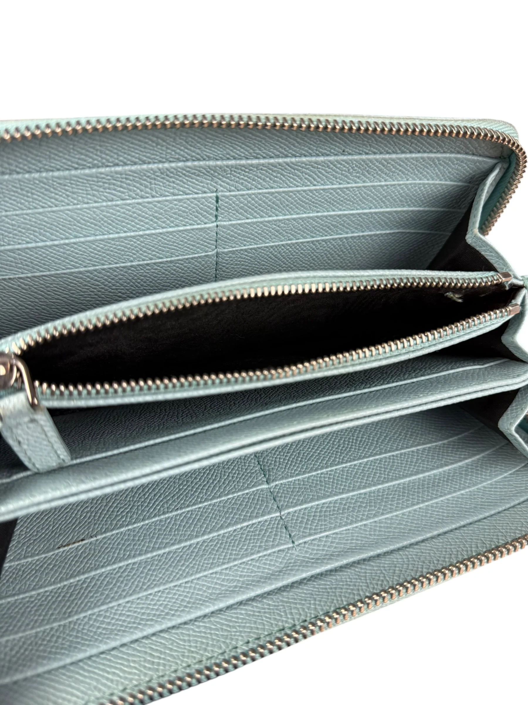 Bvlgari Blue Leather Long Zippy Wallet - Image 17