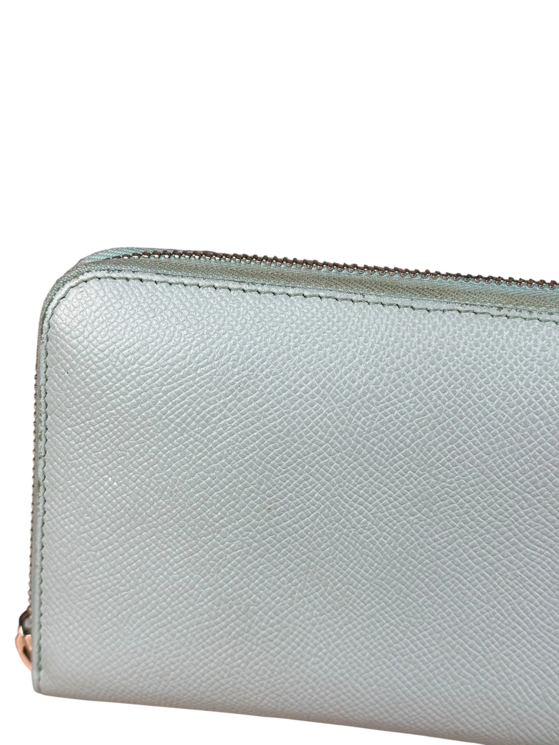 Bvlgari Blue Leather Long Zippy Wallet - Image 3
