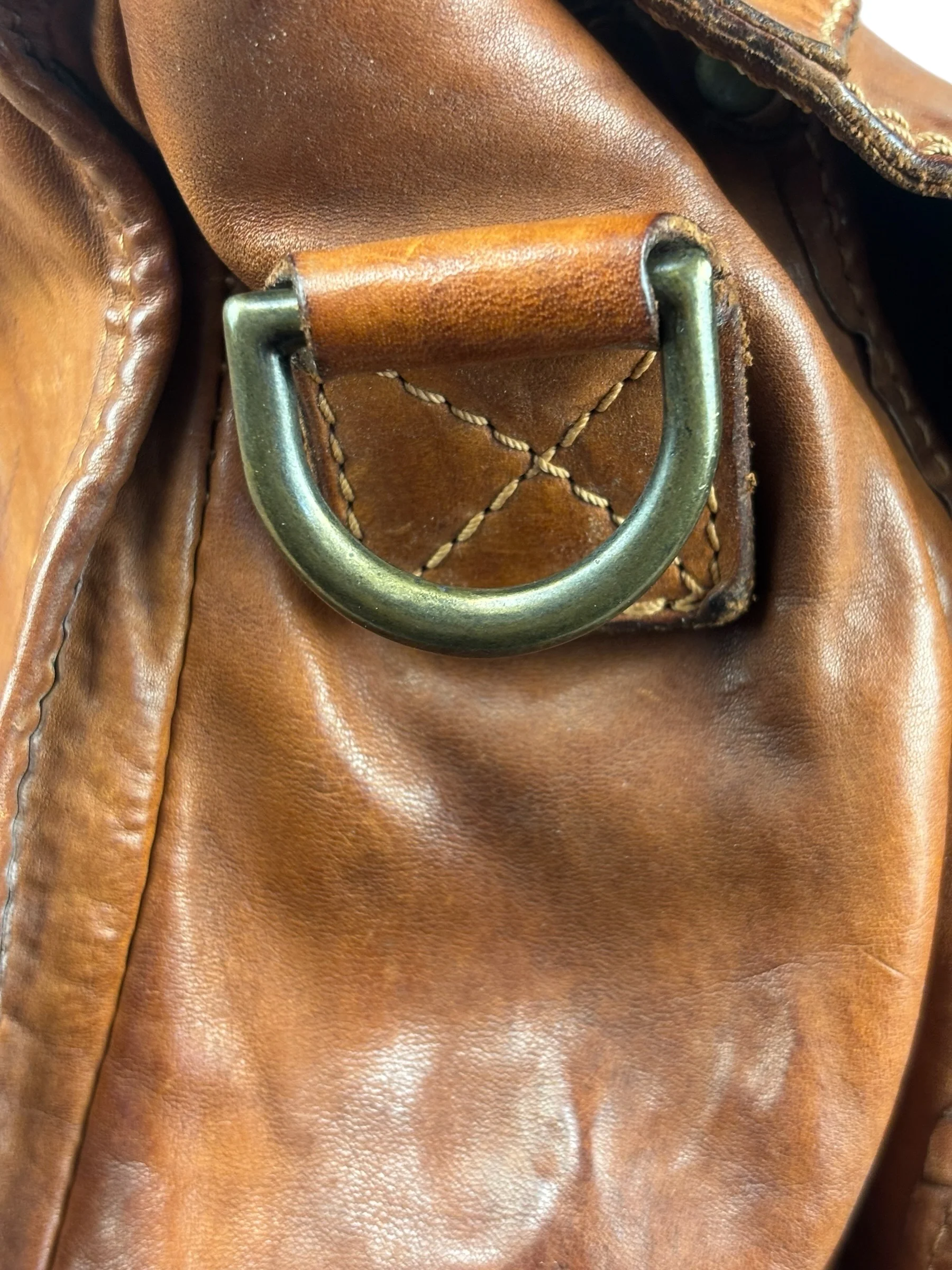 Campomaggi Brown Leather Messenger Bag - Image 14