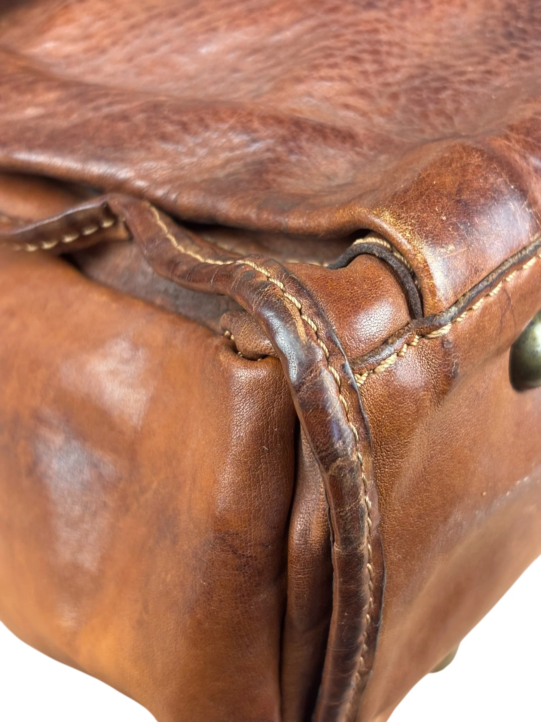 Campomaggi Brown Leather Messenger Bag - Image 16