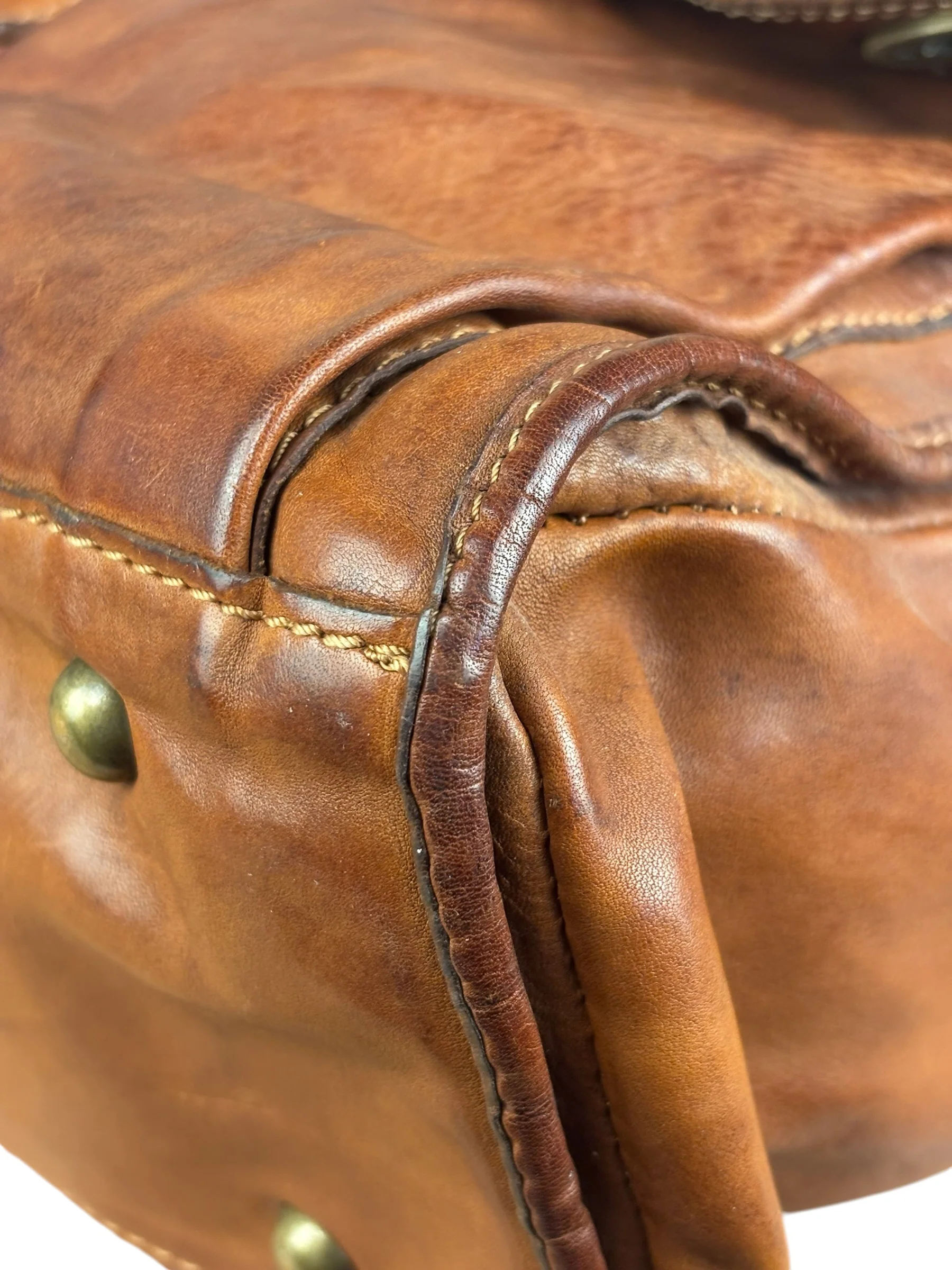 Campomaggi Brown Leather Messenger Bag - Image 17