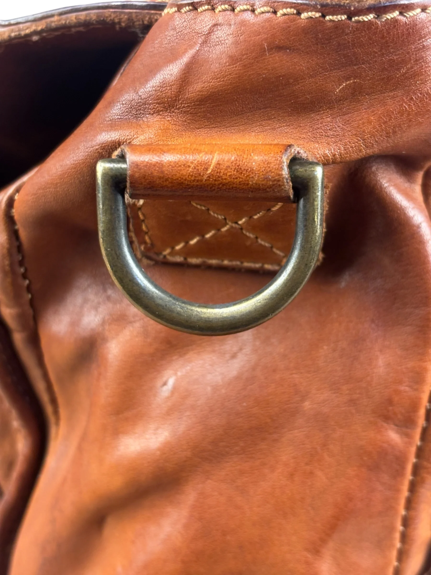 Campomaggi Brown Leather Messenger Bag - Image 18