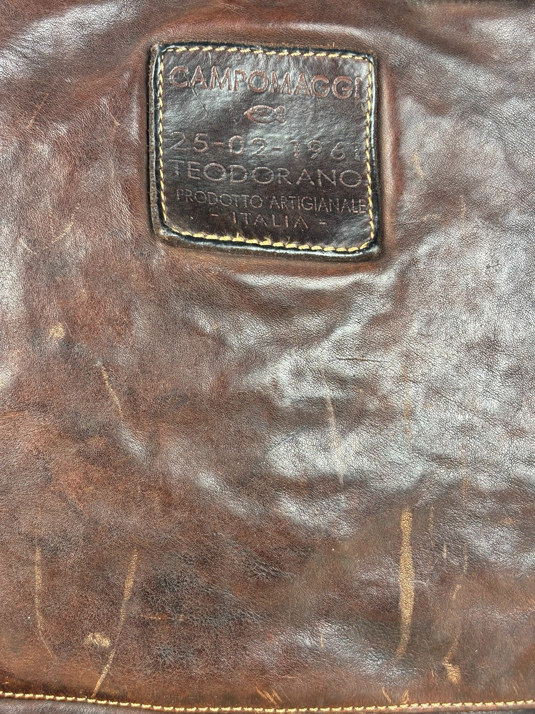 Campomaggi Dark Brown Leather 2 Way Tote - Image 10