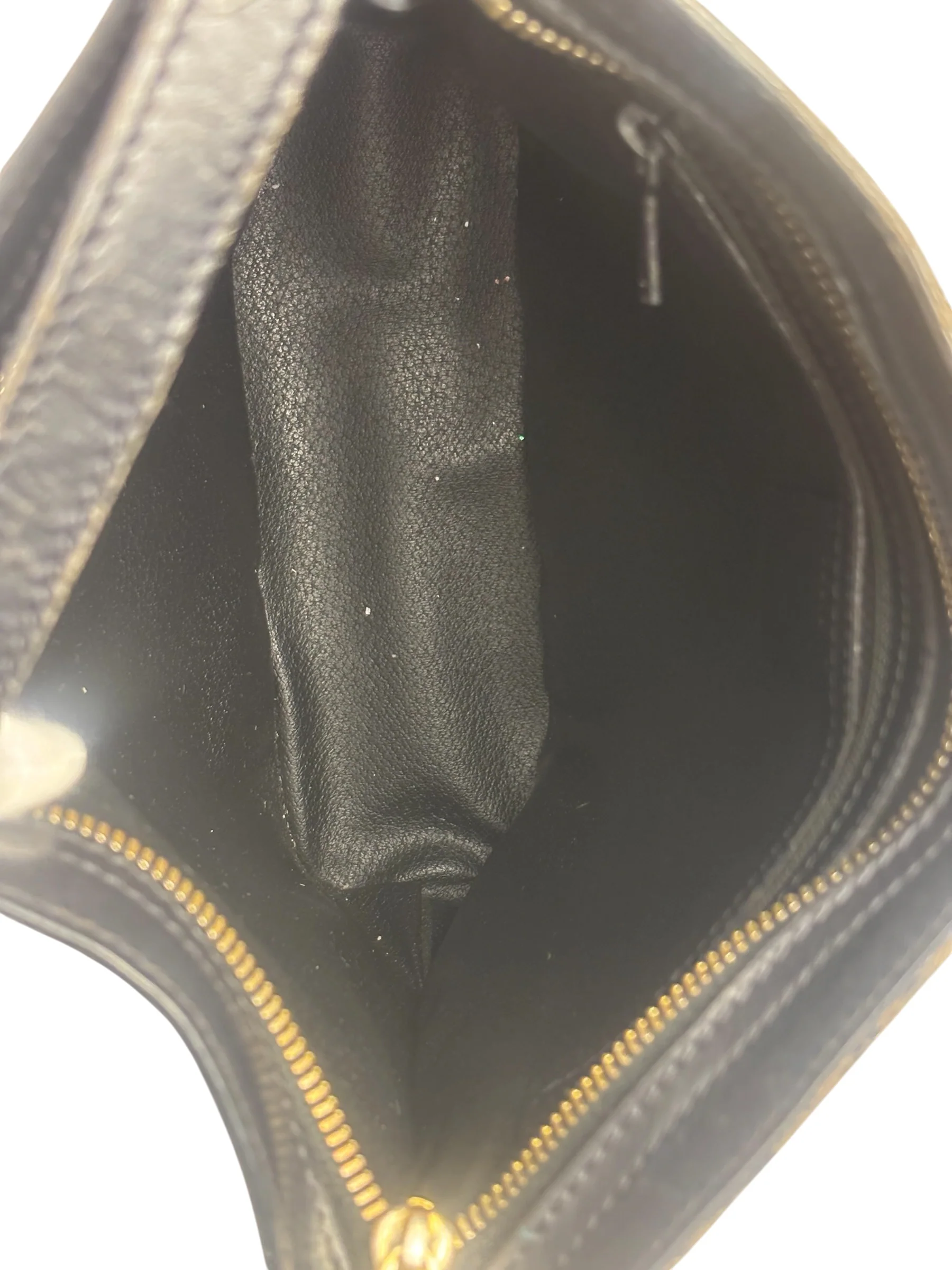 Celine Coated Canvas Stripped Macadam Crossbody - Image 7