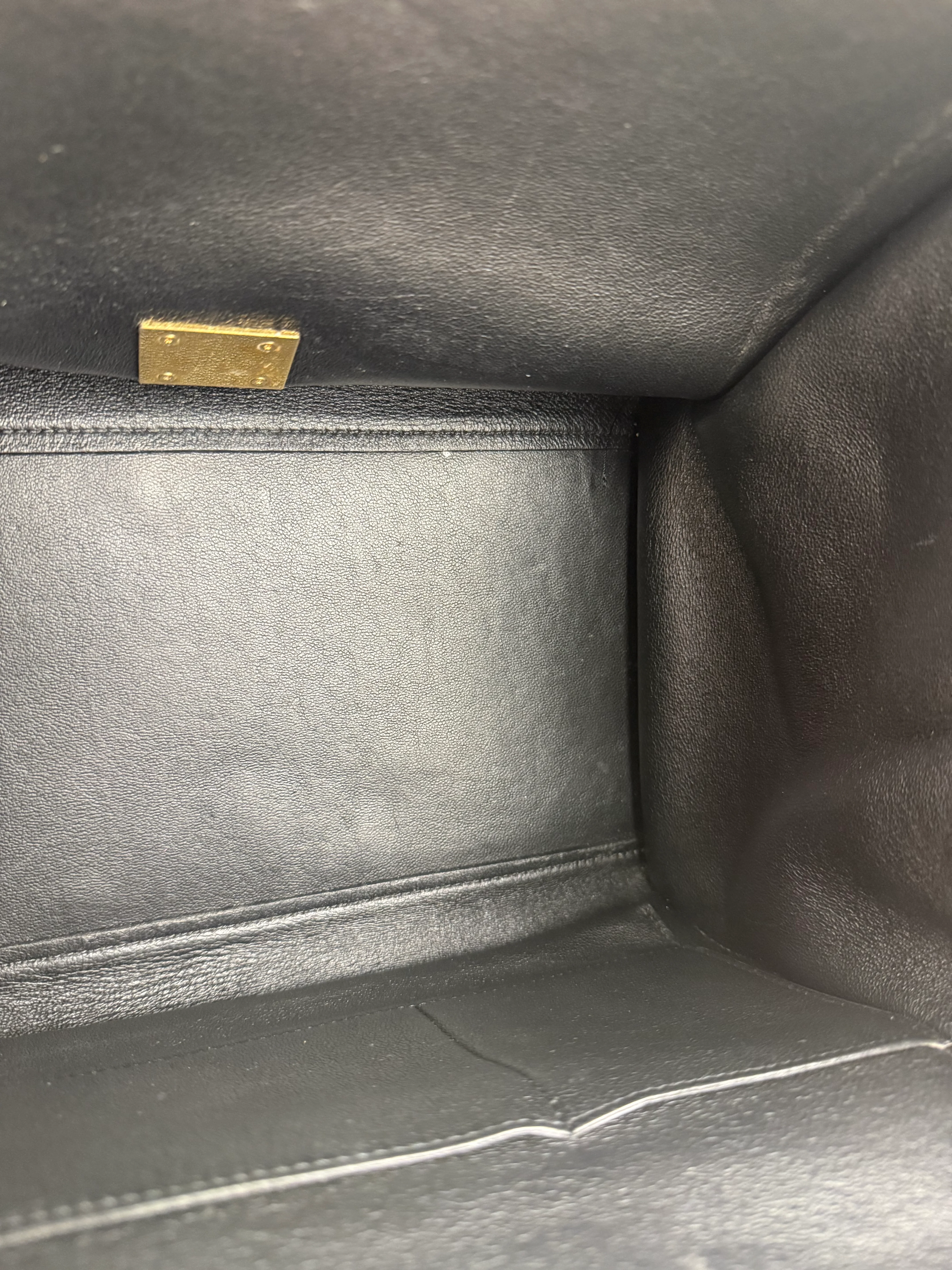 Celine Trapeze Leather 2Way Python Handle Handbag - Image 26