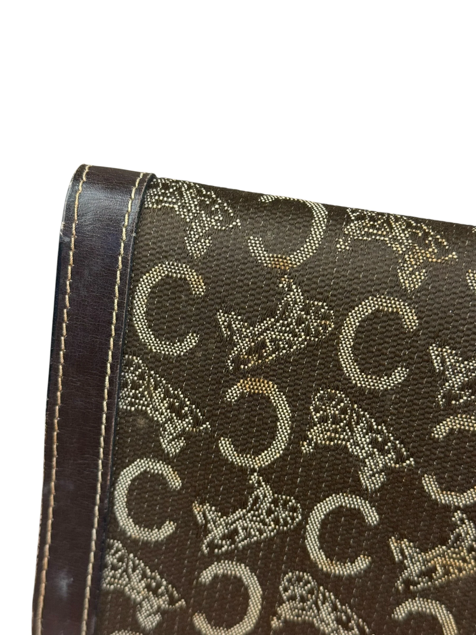 Celine Vintage Canvas Snap Trifold Wallet - Image 13