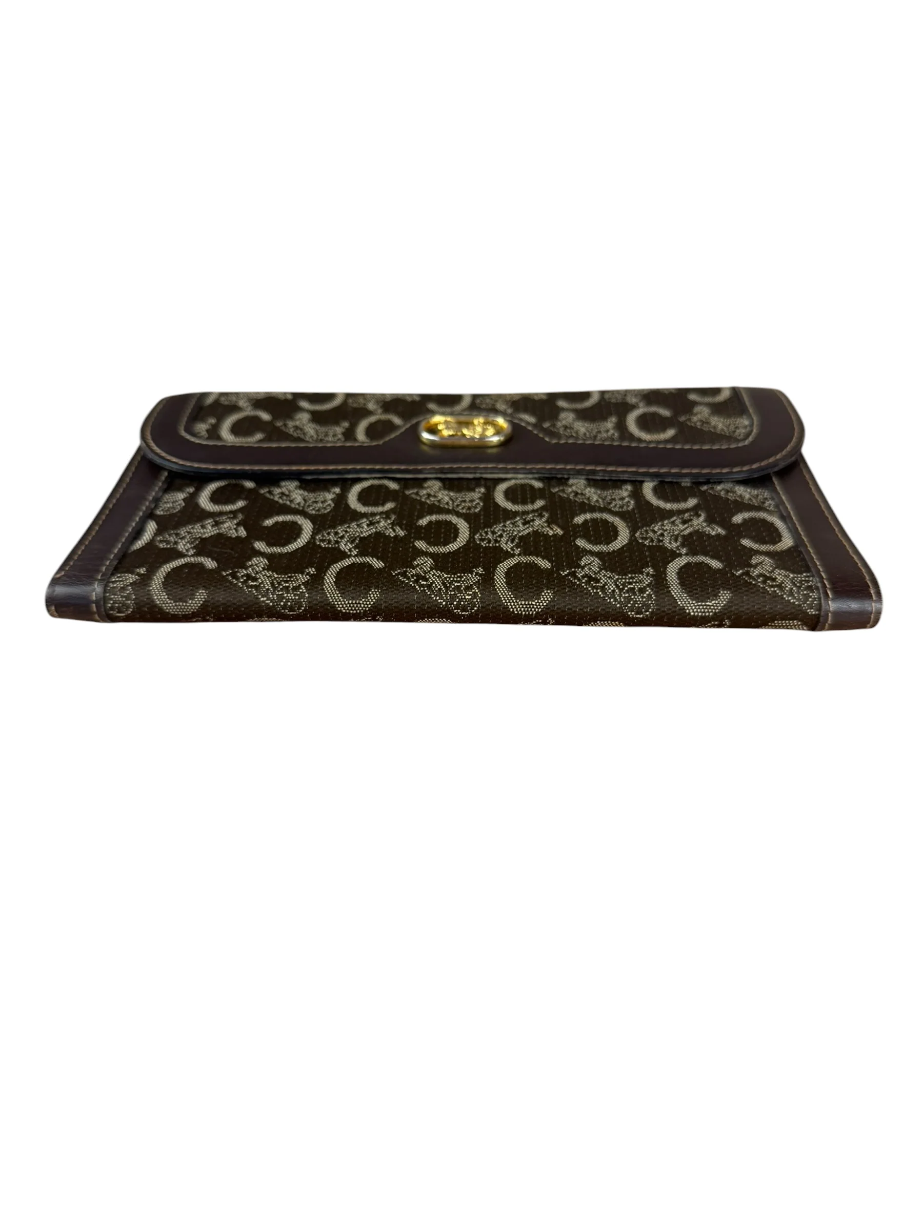 Celine Vintage Canvas Snap Trifold Wallet - Image 14