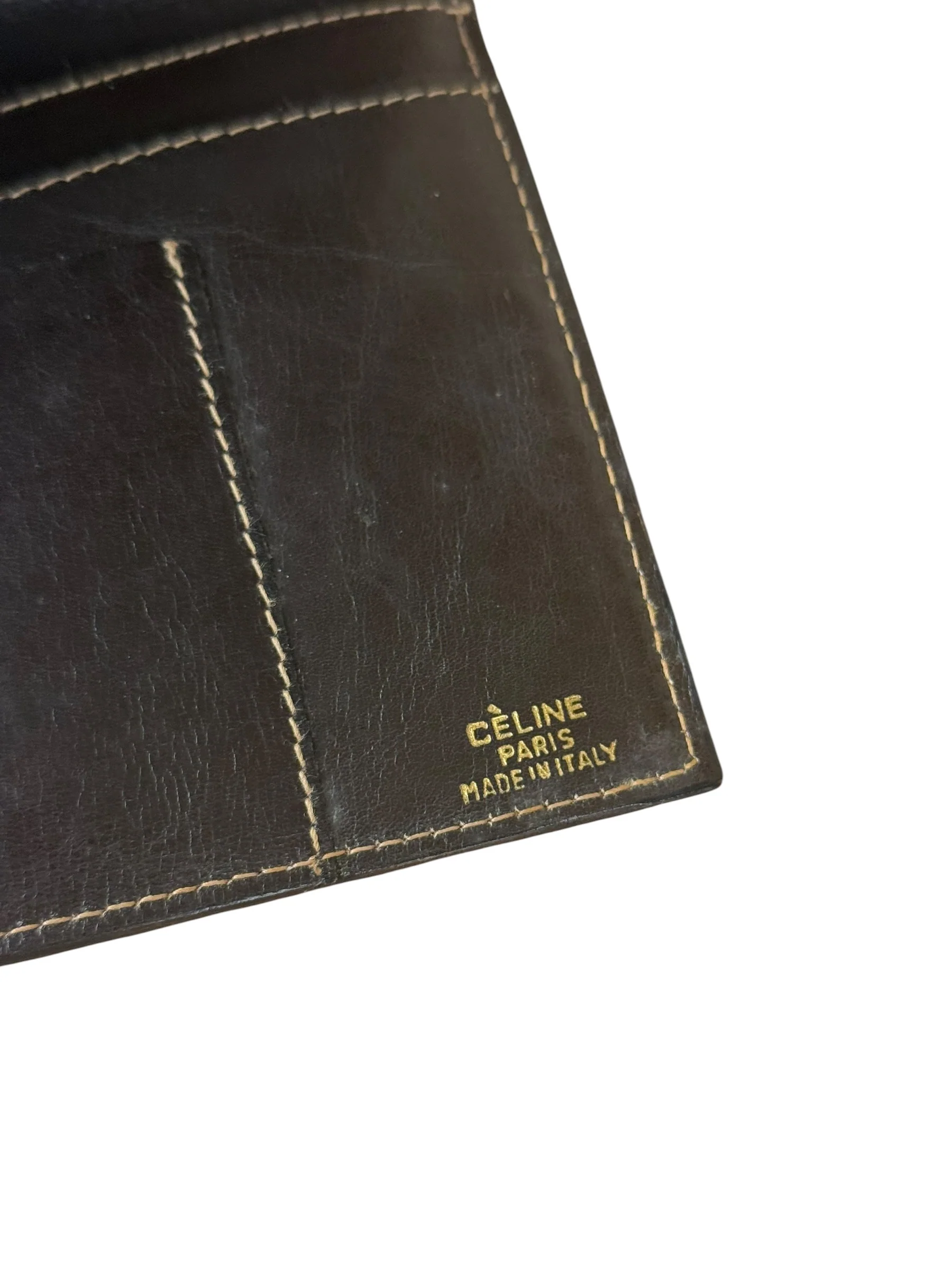 Celine Vintage Canvas Snap Trifold Wallet - Image 15
