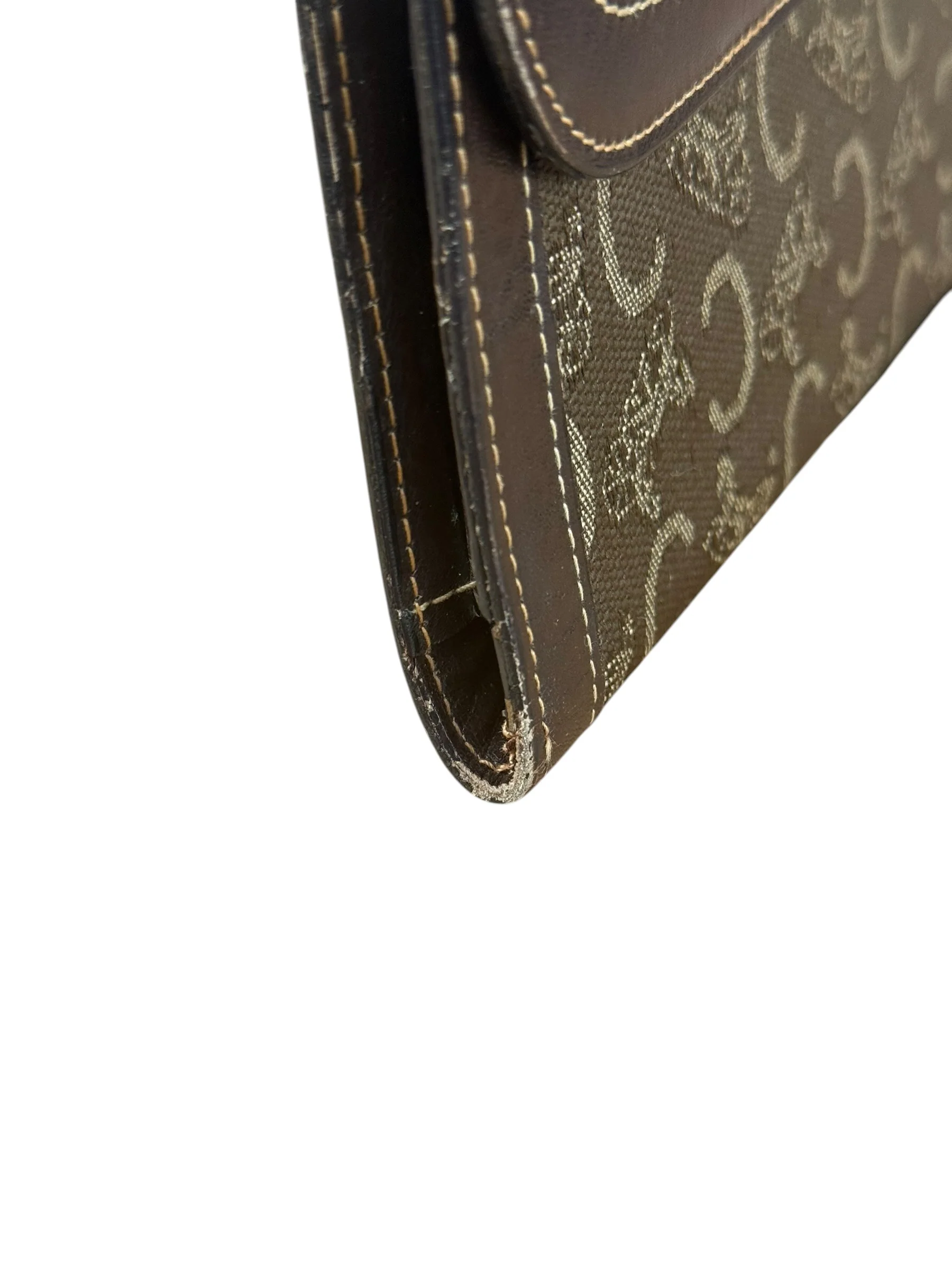Celine Vintage Canvas Snap Trifold Wallet - Image 7