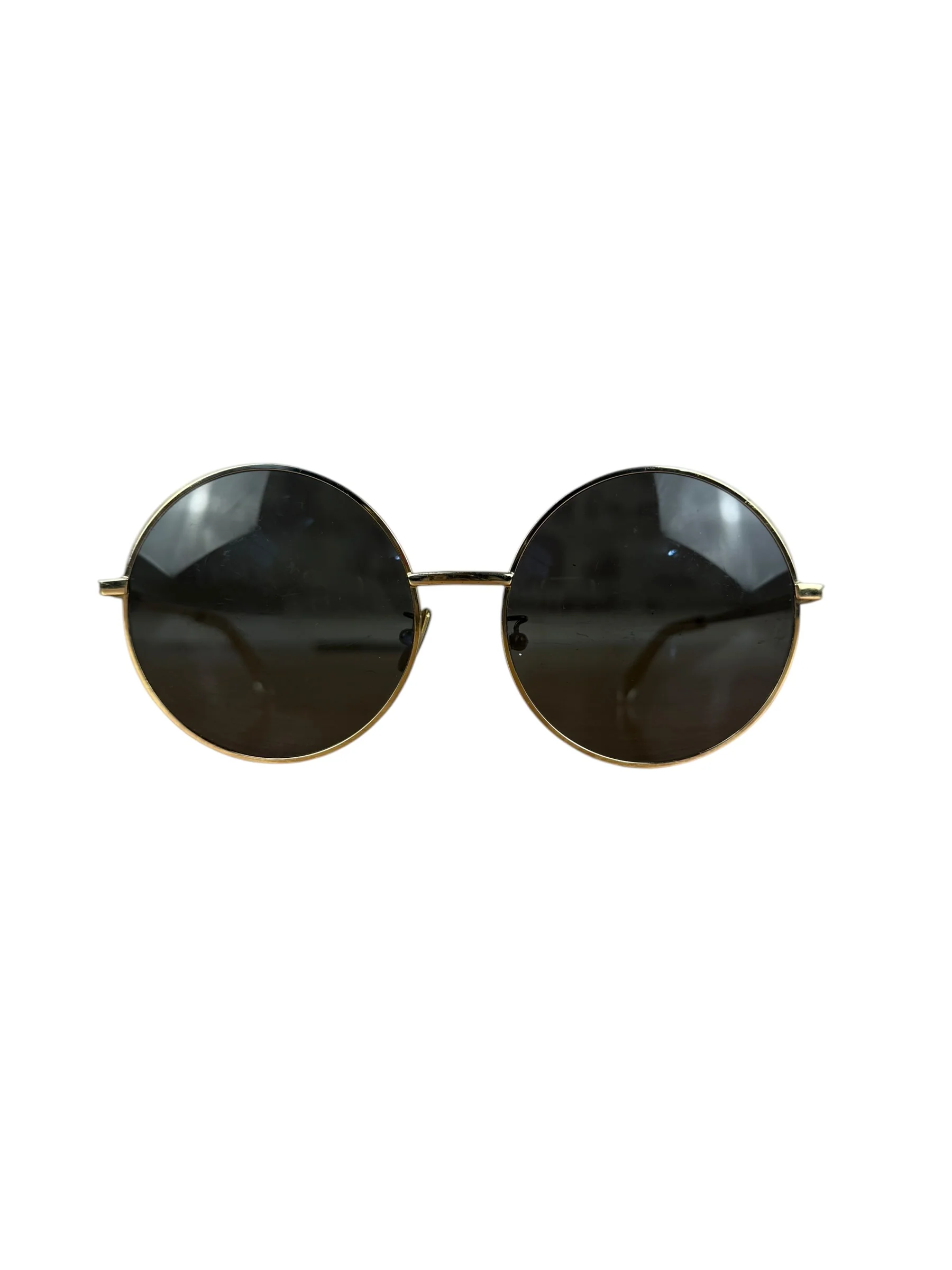 Celine Vintage Gold Round Frame Sunglasses - Image 3