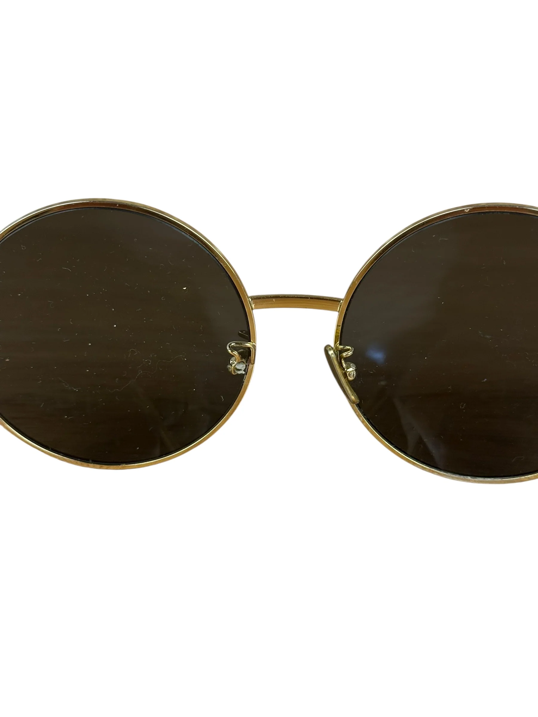Celine Vintage Gold Round Frame Sunglasses - Image 7