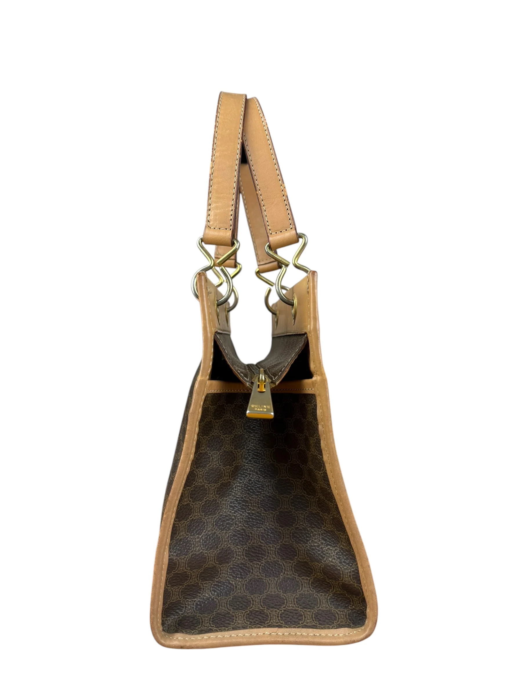 Celine Vintage Macadam Handbag - Image 11