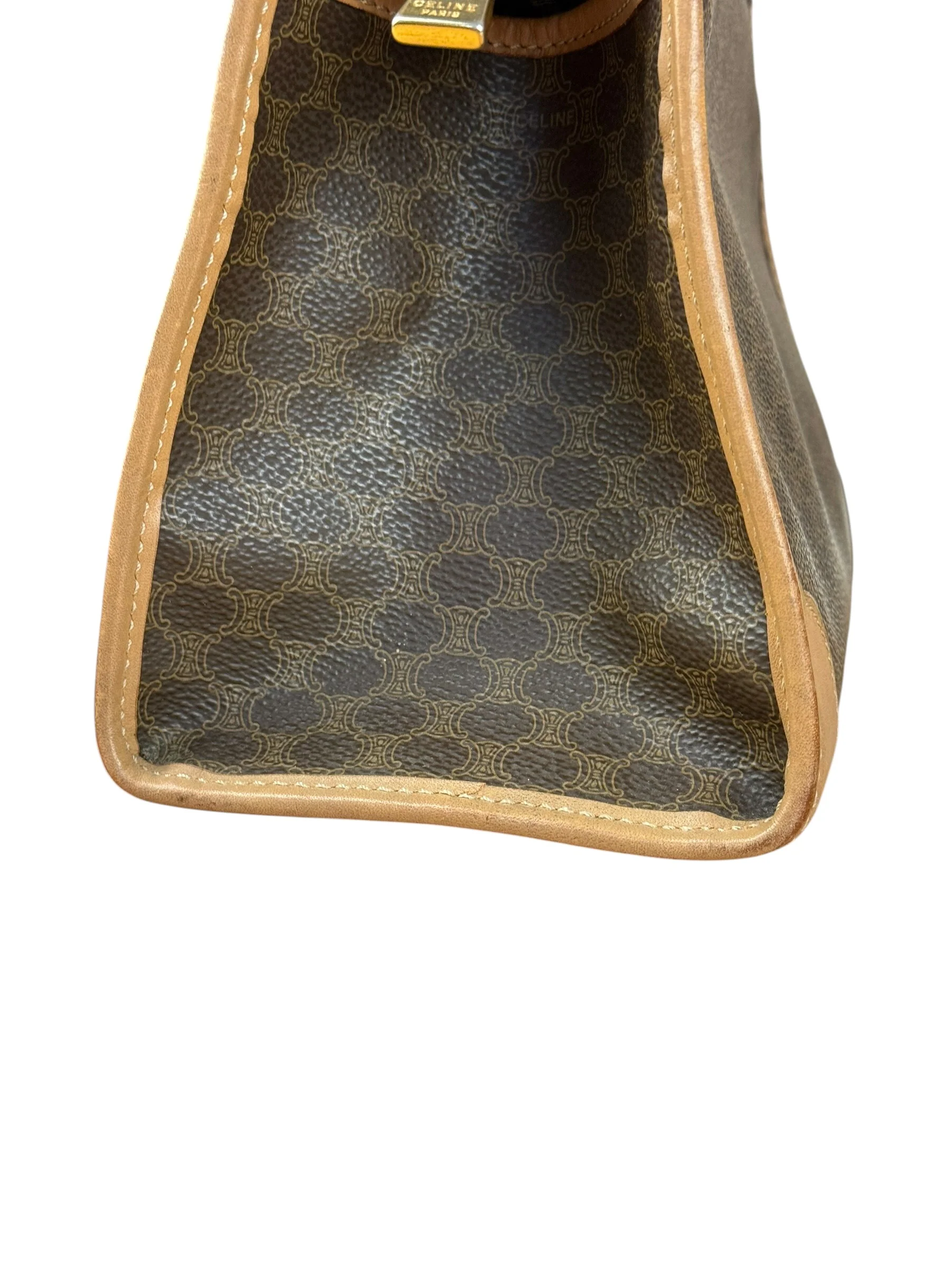 Celine Vintage Macadam Handbag - Image 13