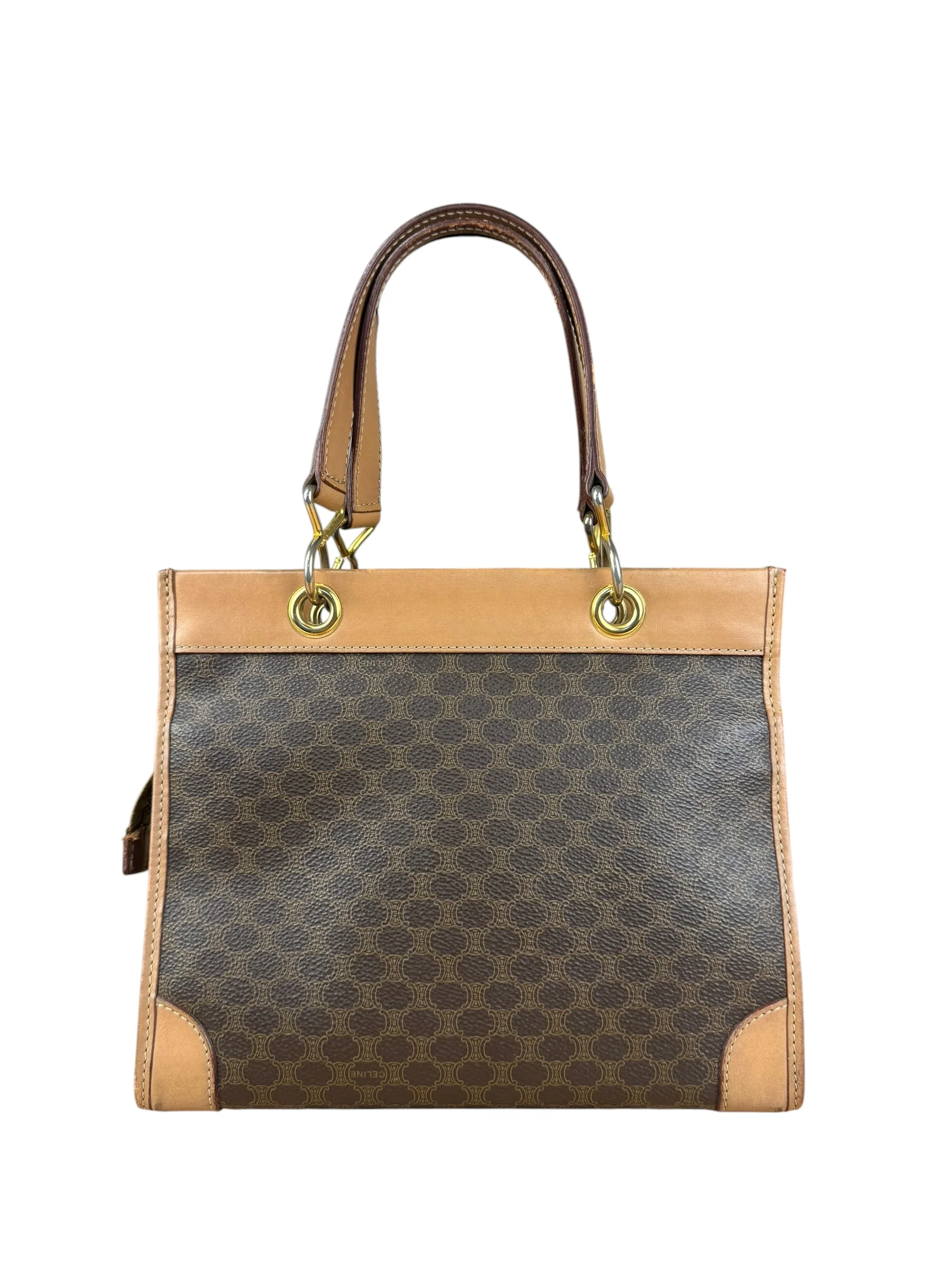Celine Vintage Macadam Handbag - Image 14