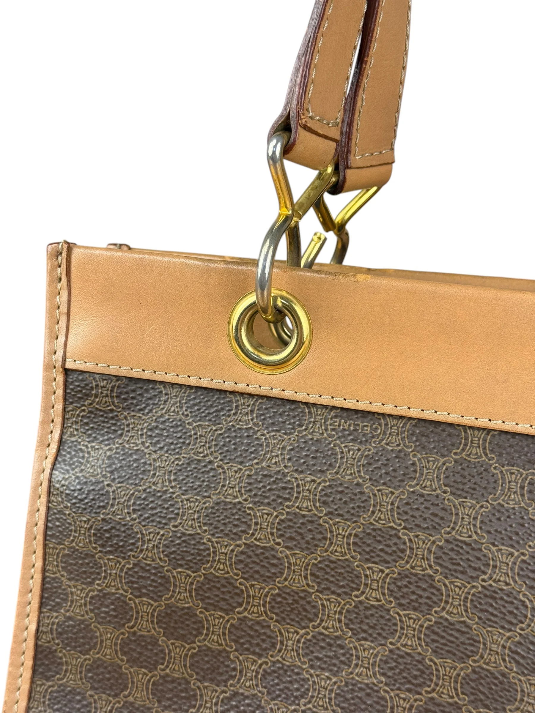 Celine Vintage Macadam Handbag - Image 15