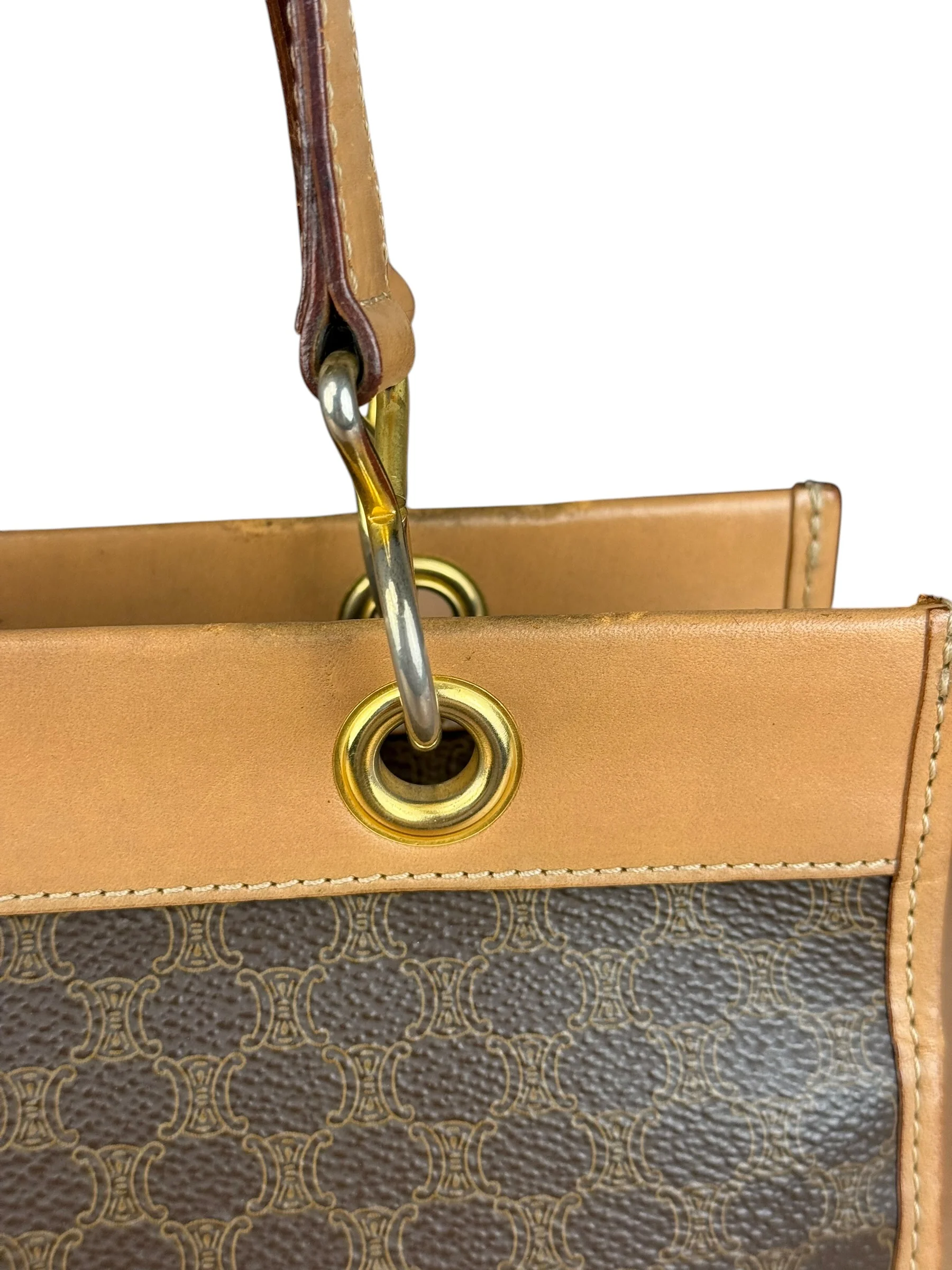 Celine Vintage Macadam Handbag - Image 16