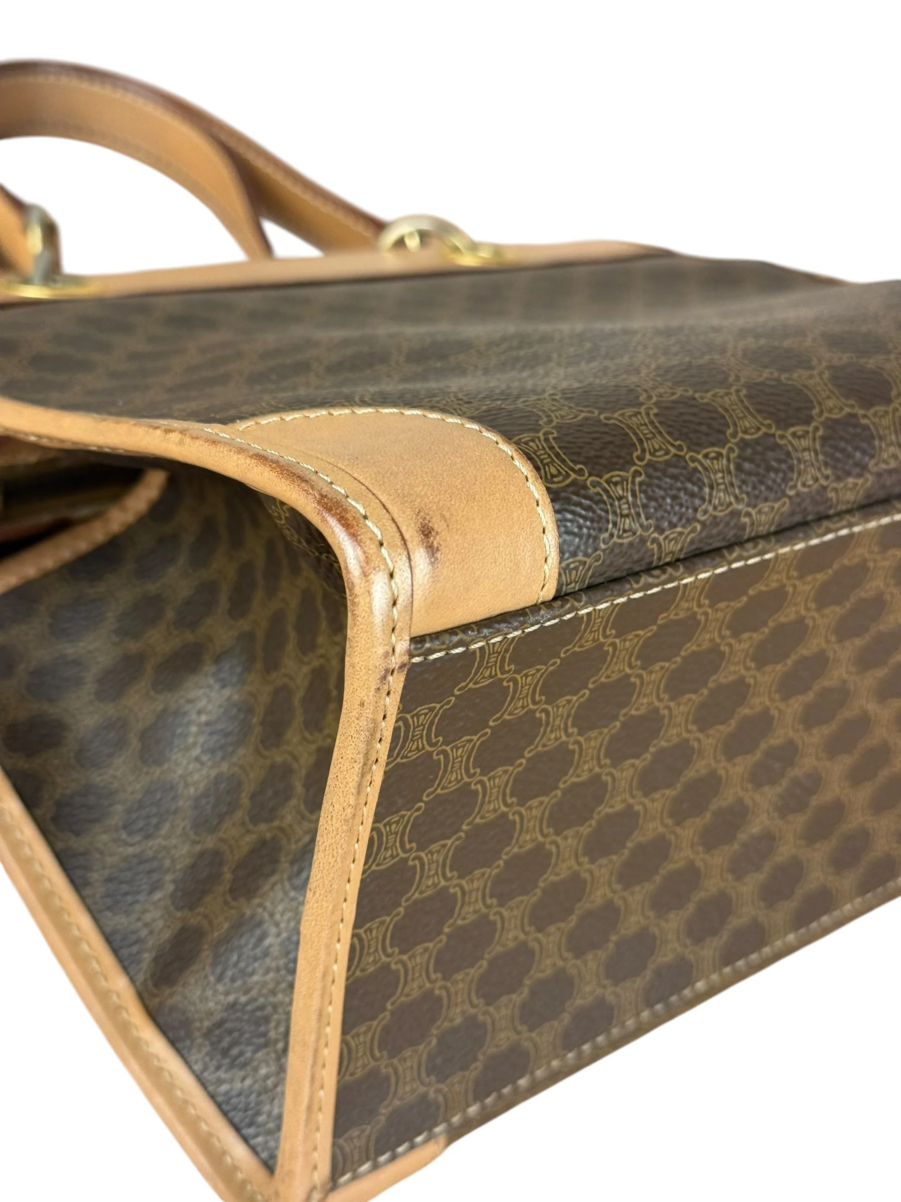 Celine Vintage Macadam Handbag - Image 20