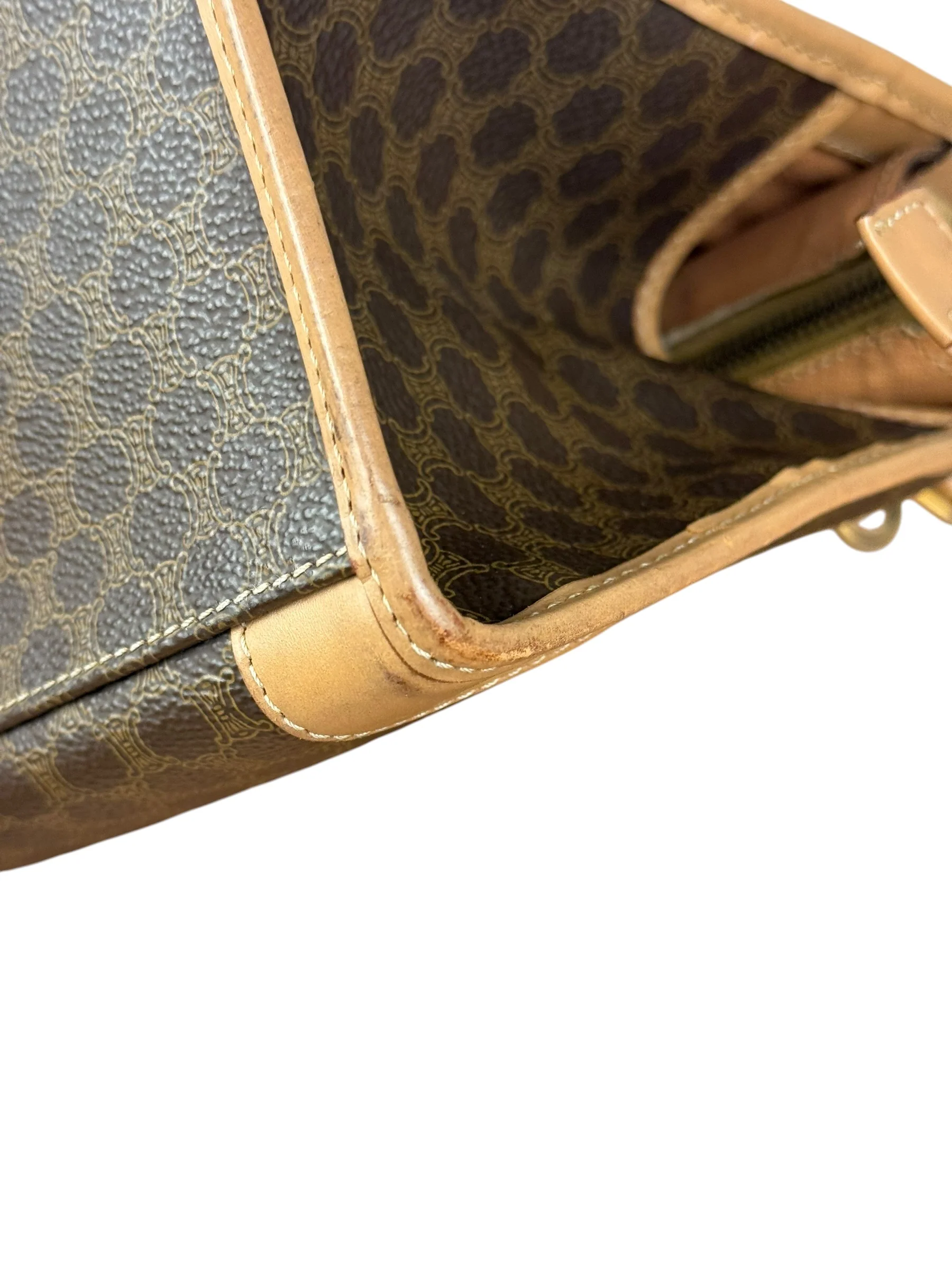 Celine Vintage Macadam Handbag - Image 22