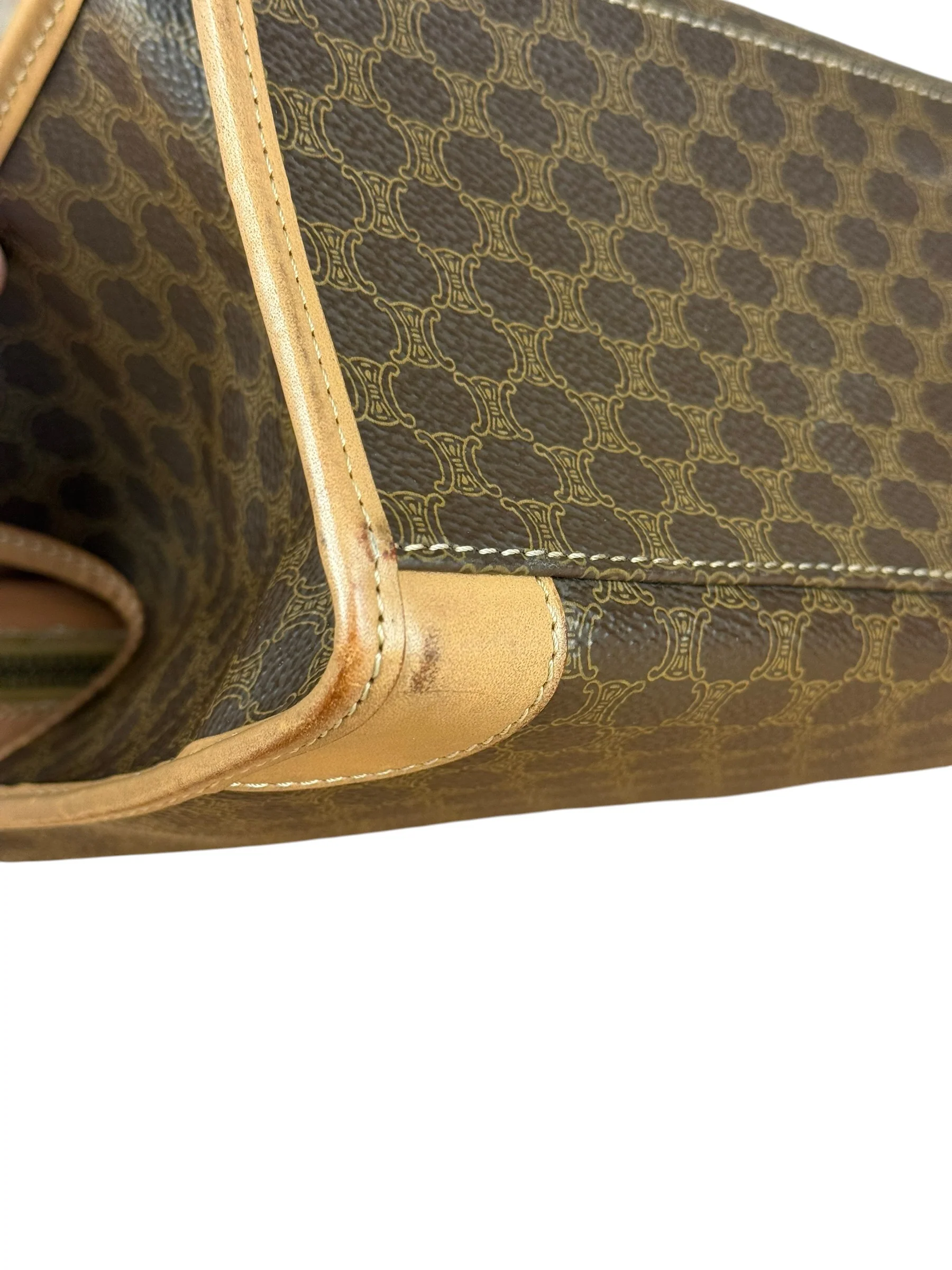 Celine Vintage Macadam Handbag - Image 23