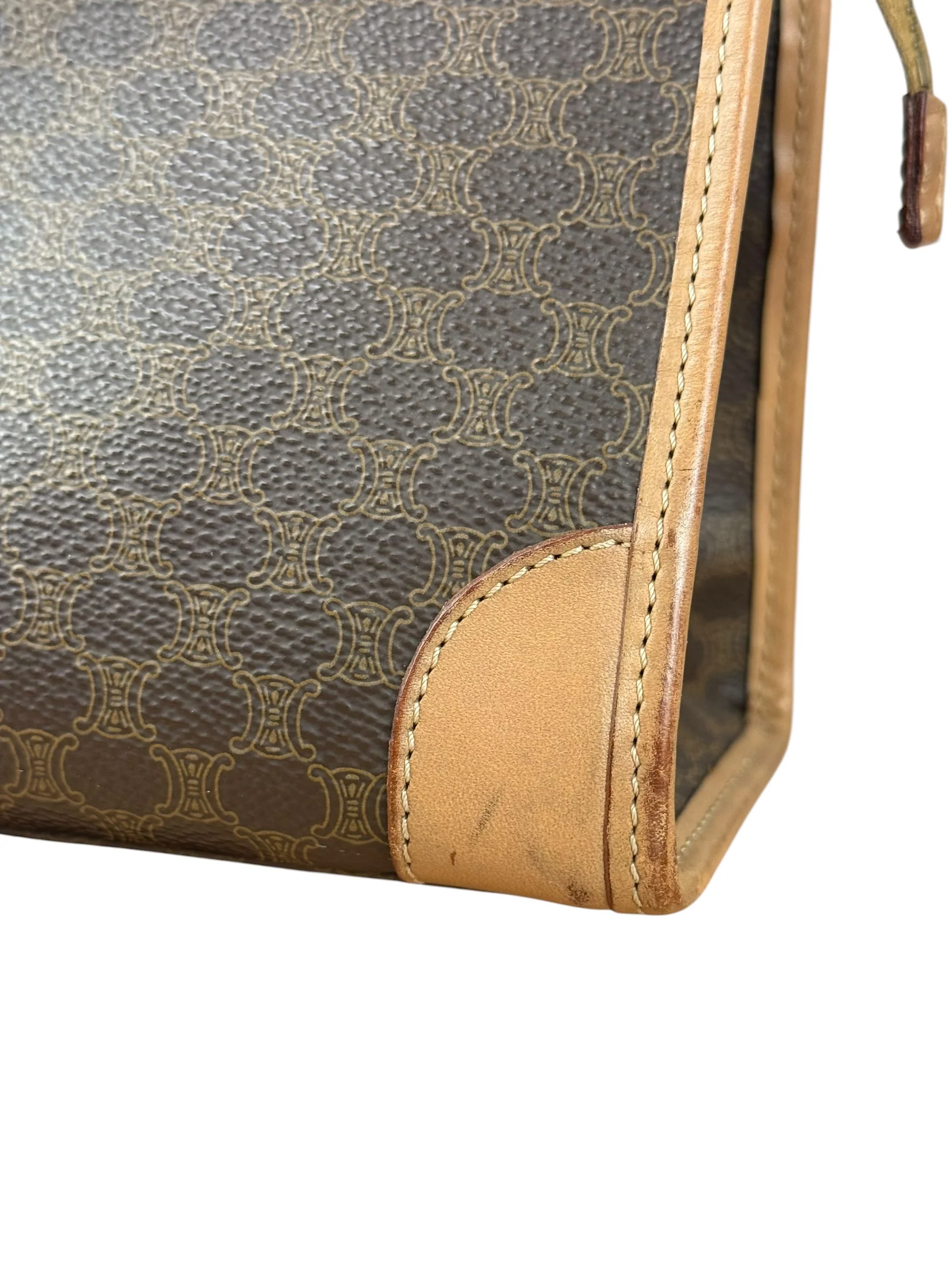 Celine Vintage Macadam Handbag - Image 6