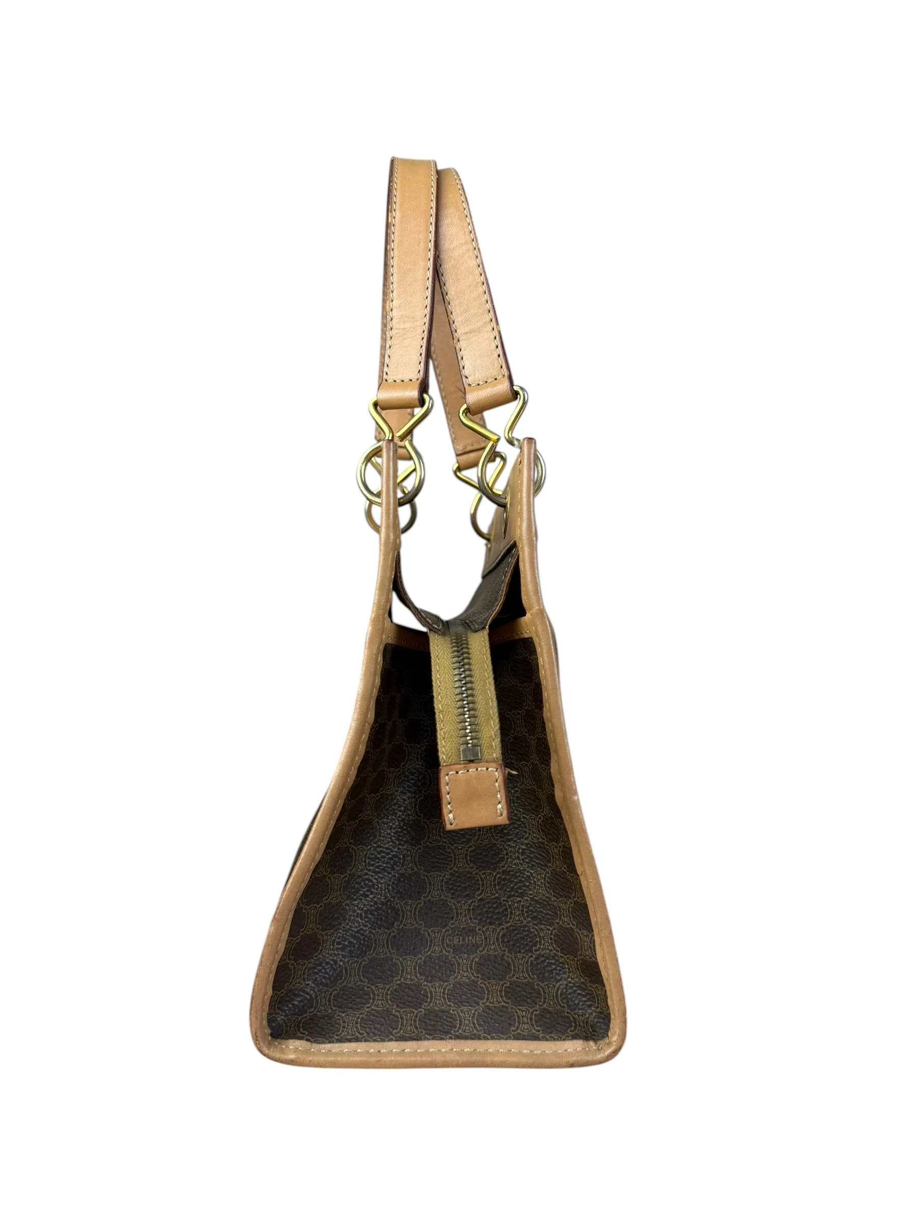 Celine Vintage Macadam Handbag - Image 8