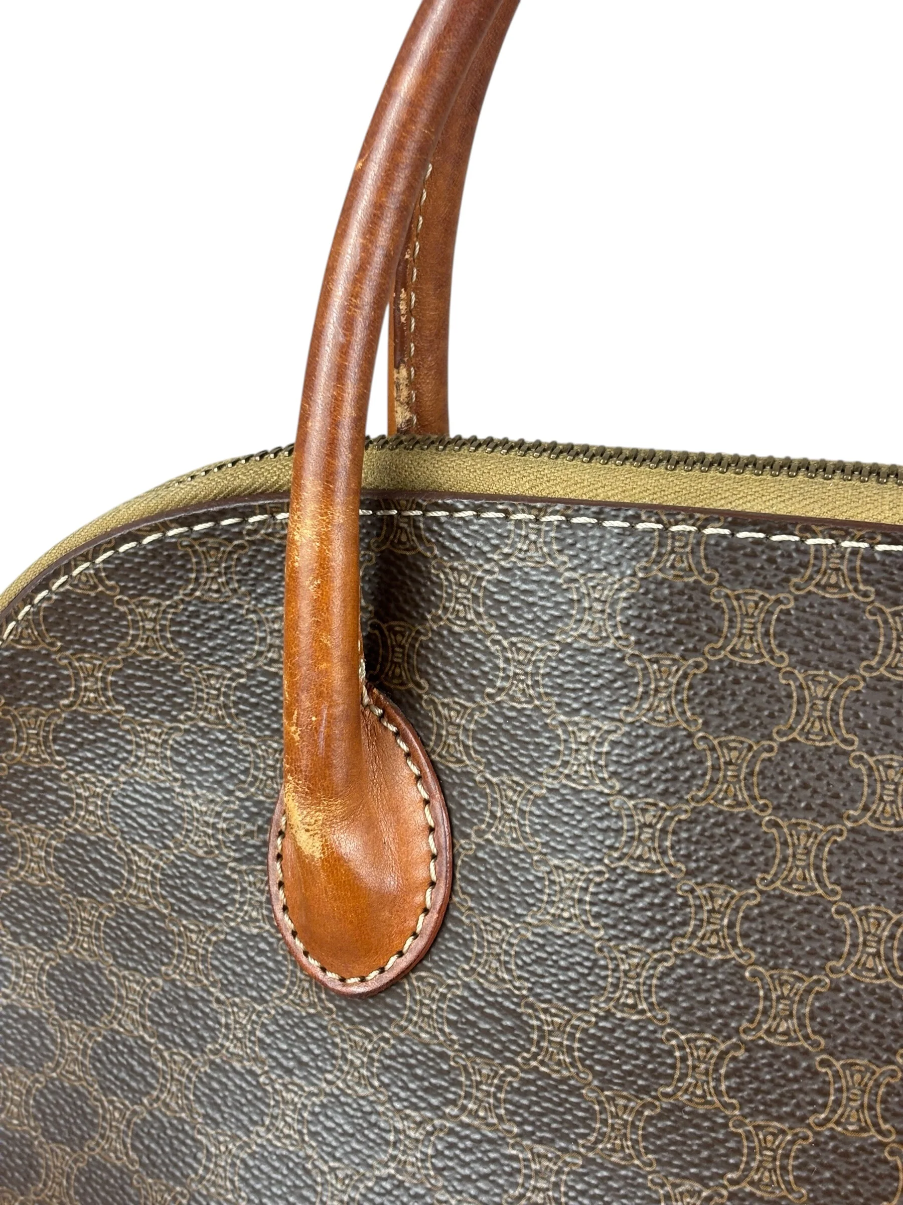 Celine Vintage Macadam Top Handle Bag - Image 19