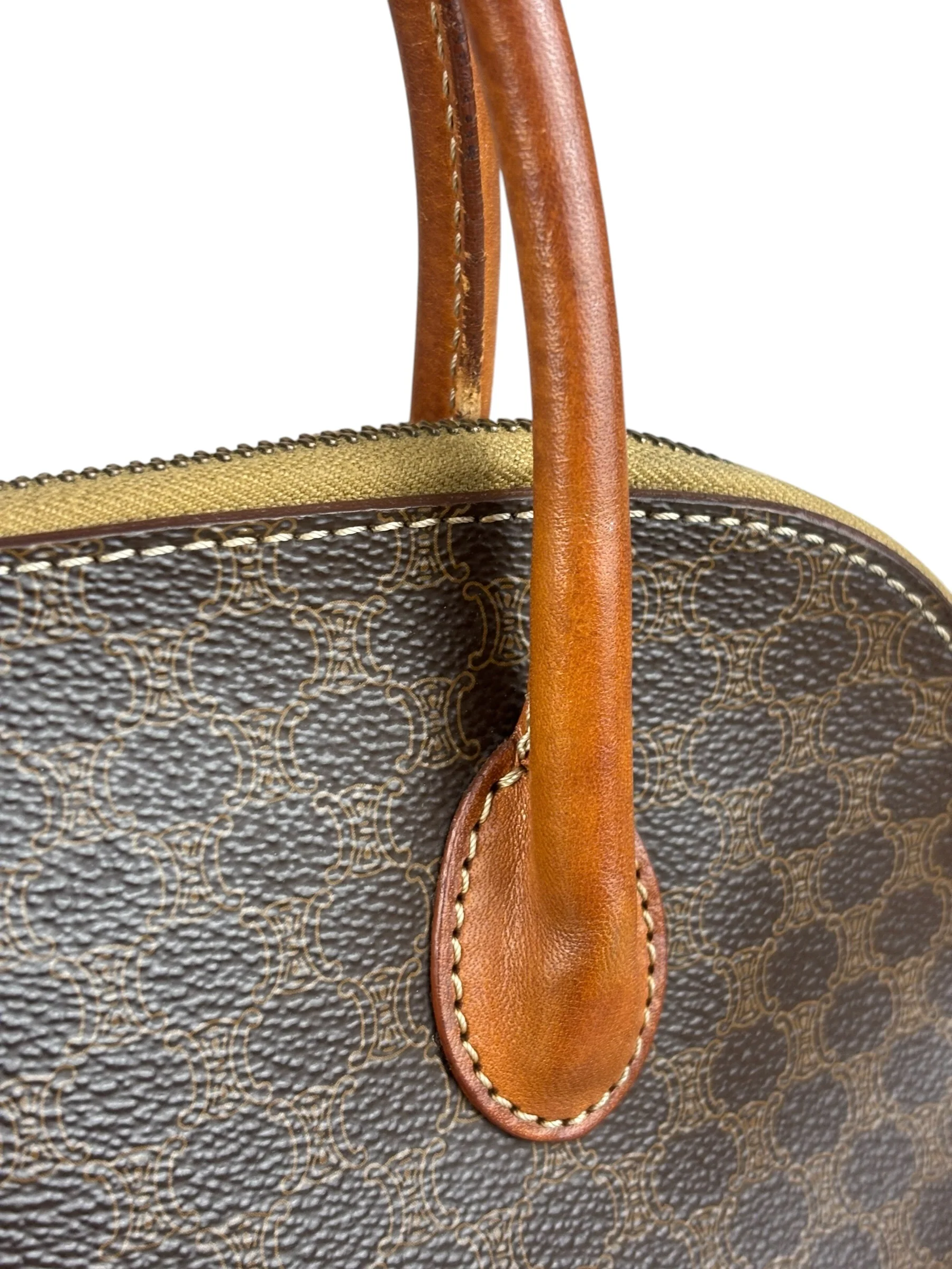 Celine Vintage Macadam Top Handle Bag - Image 21