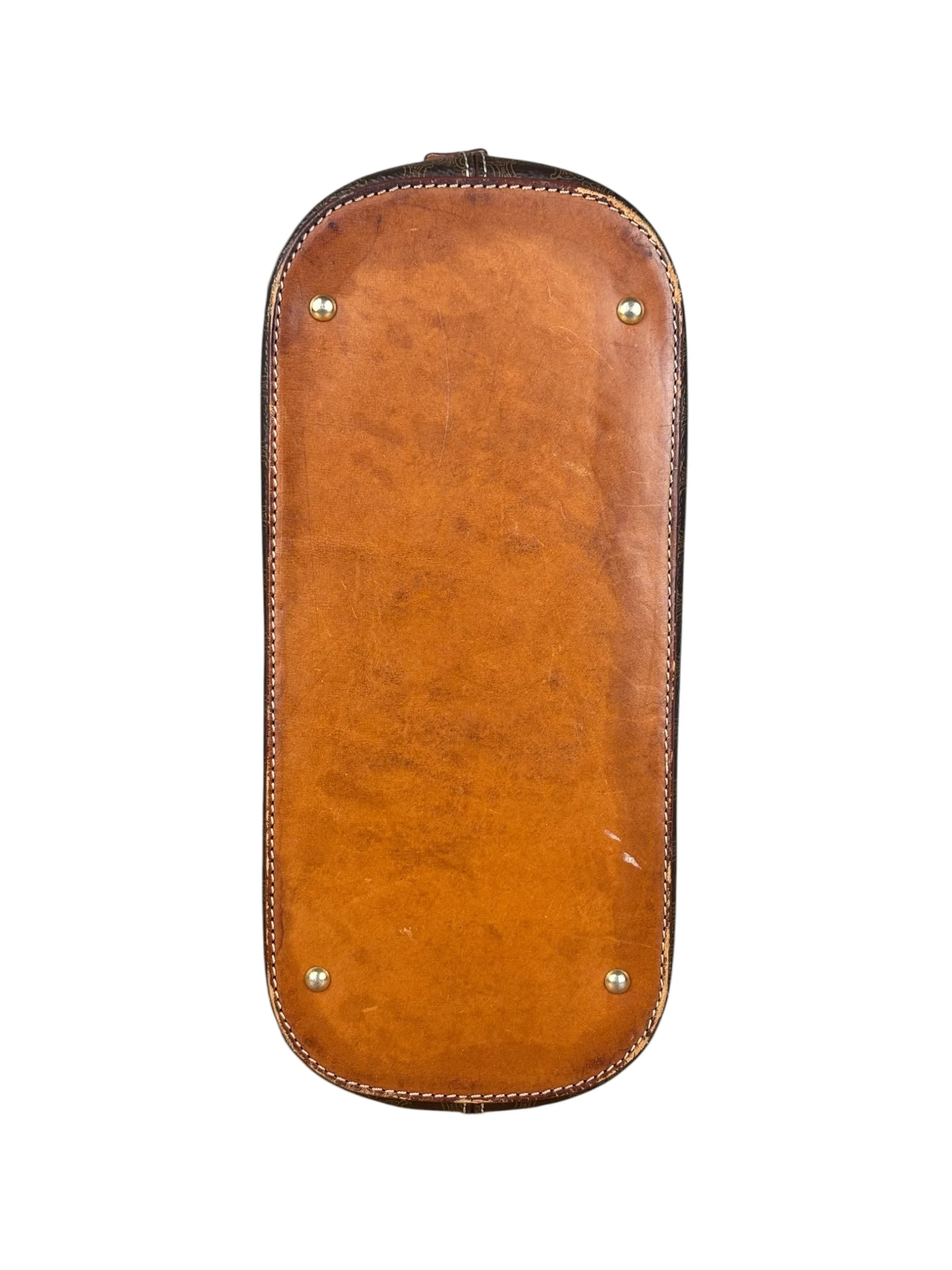 Celine Vintage Macadam Top Handle Bag - Image 8