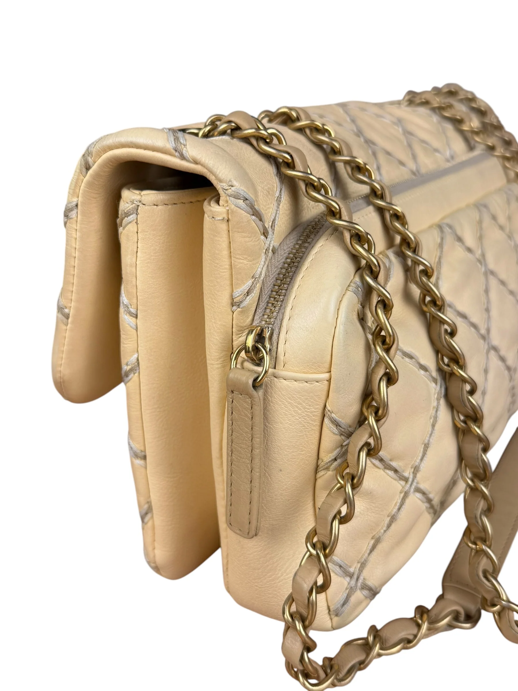 Chanel Beige Ultimate Stitch Flap 2014 - Image 11