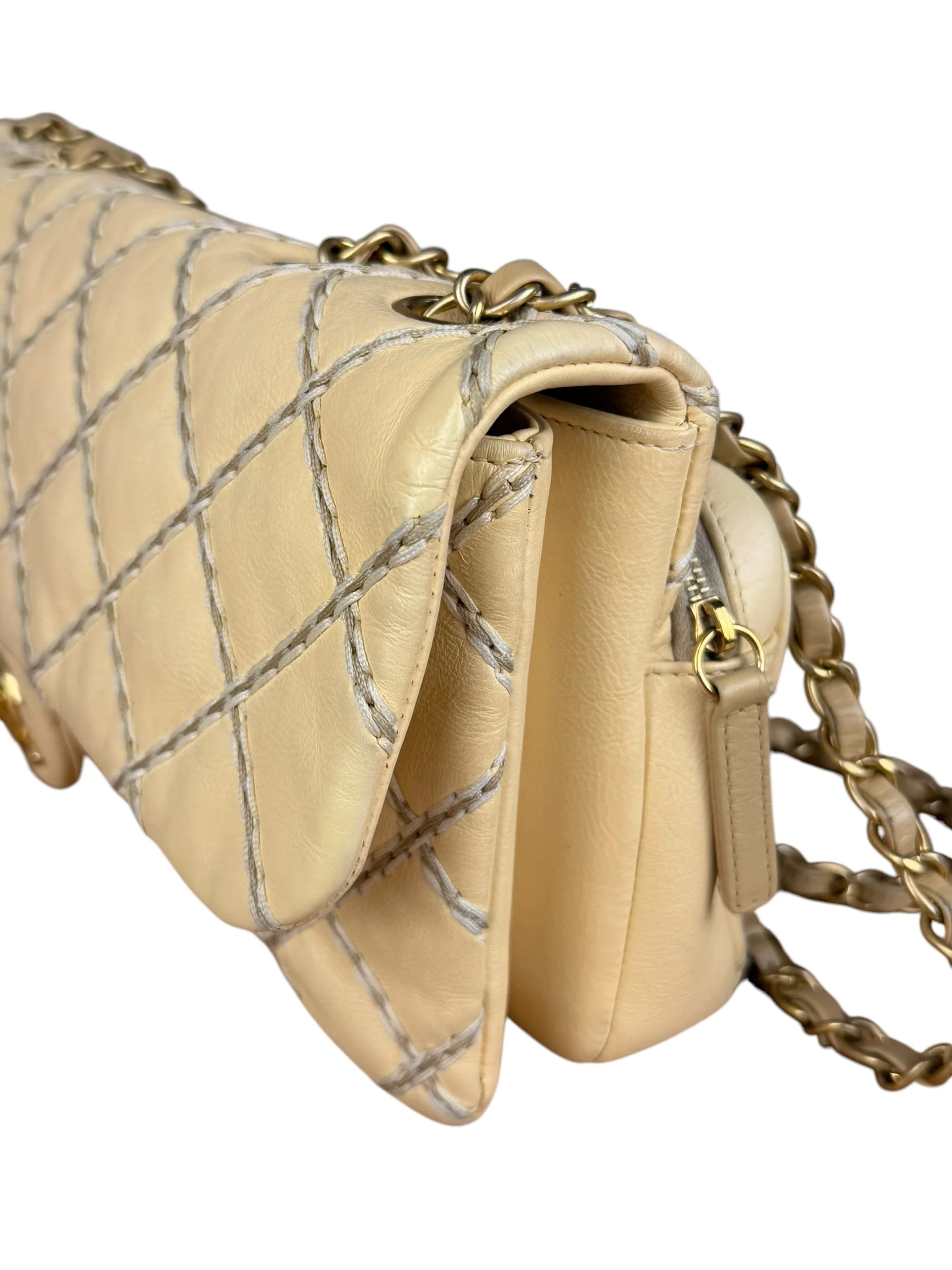 Chanel Beige Ultimate Stitch Flap 2014 - Image 12