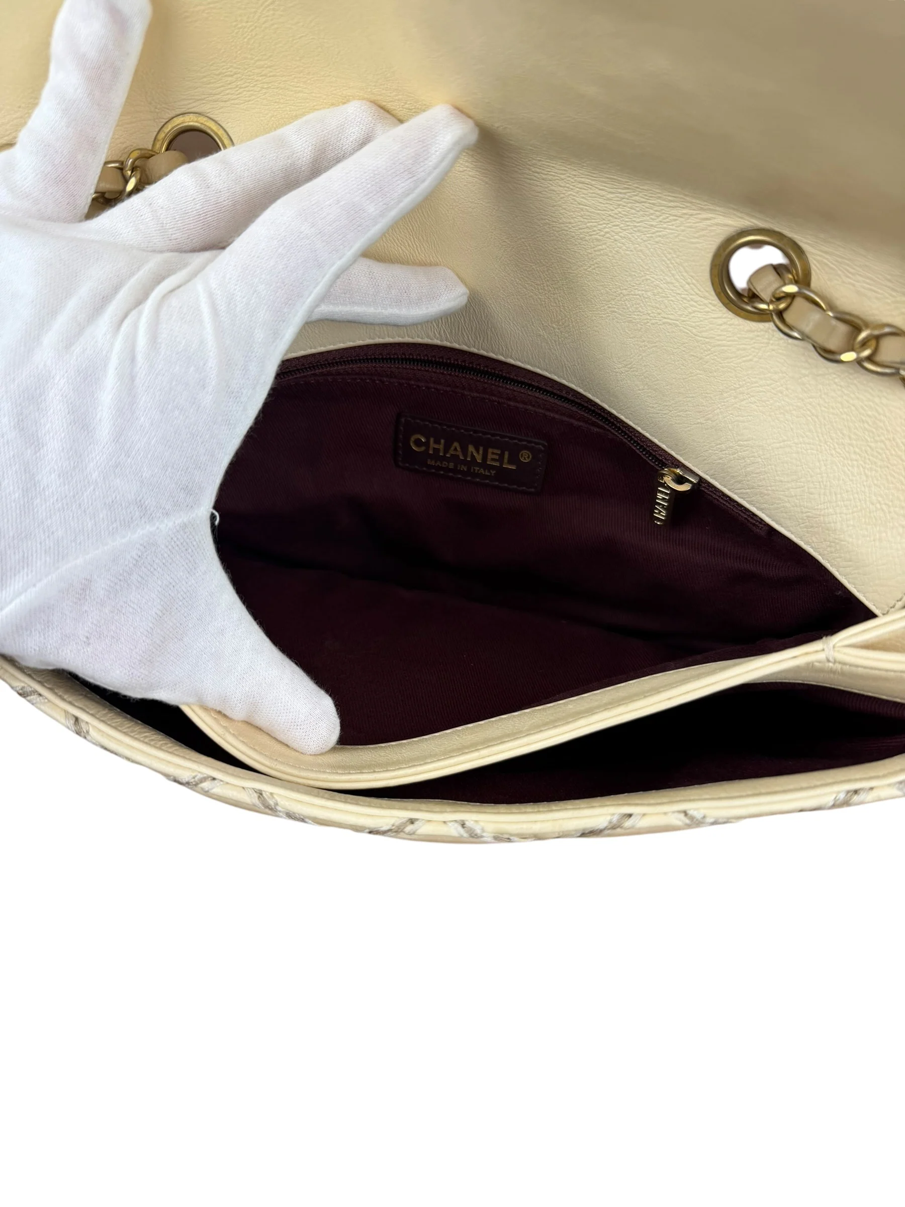Chanel Beige Ultimate Stitch Flap 2014 - Image 19