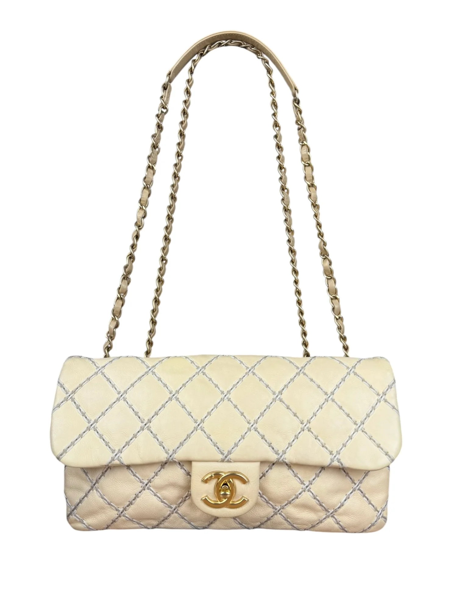 Chanel Beige Ultimate Stitch Flap 2014 - Image 2