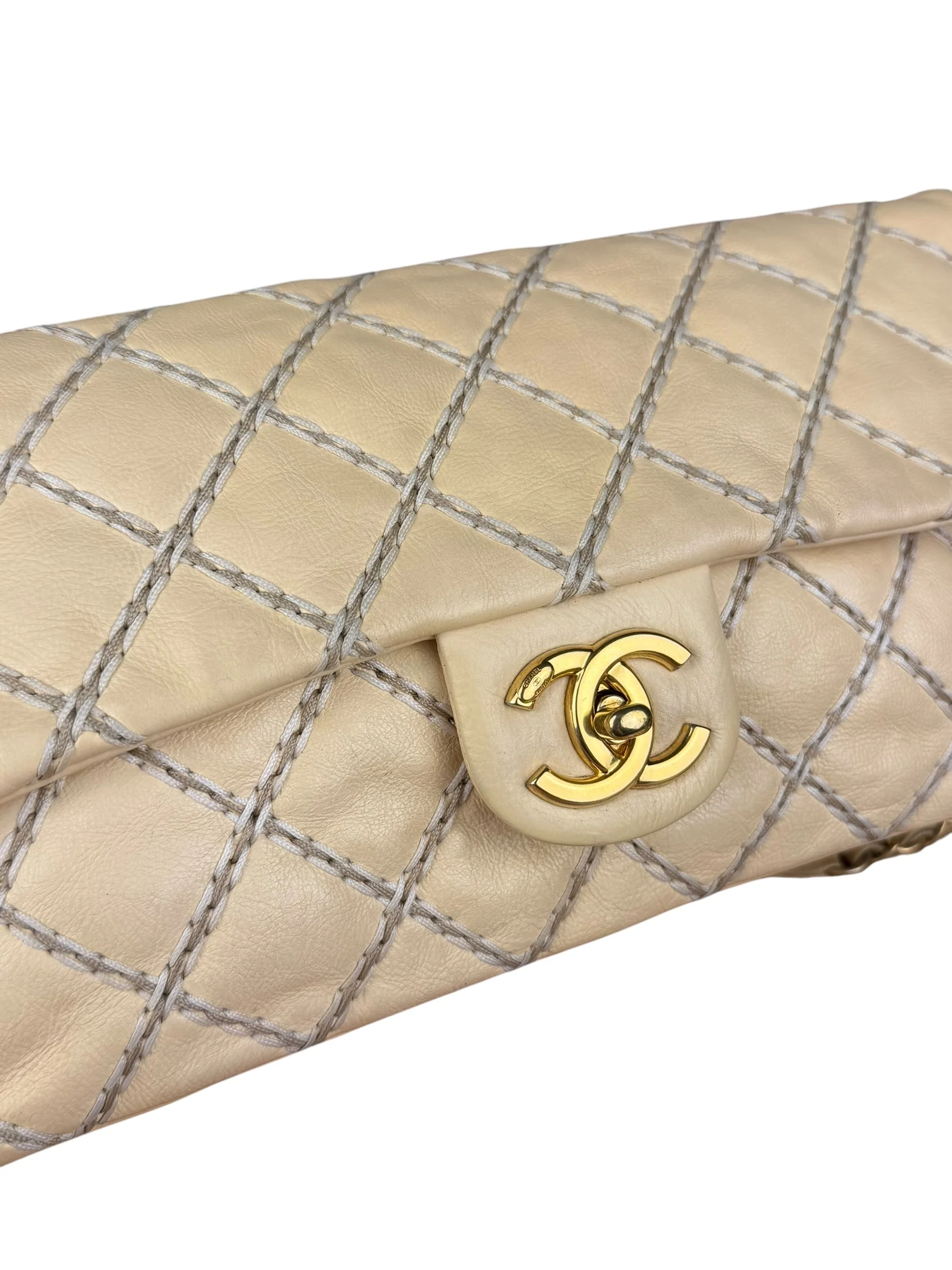 Chanel Beige Ultimate Stitch Flap 2014 - Image 3