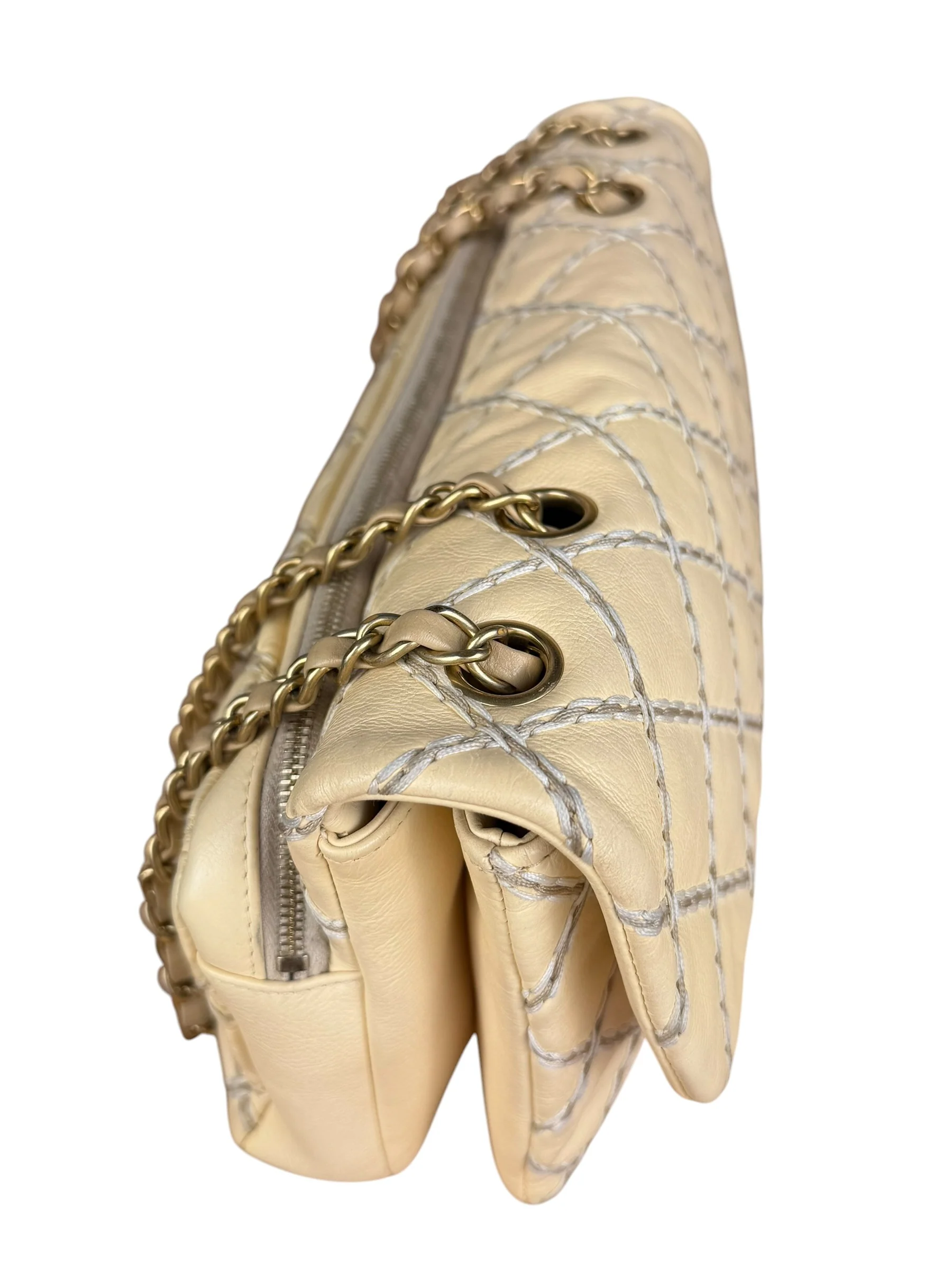 Chanel Beige Ultimate Stitch Flap 2014 - Image 5