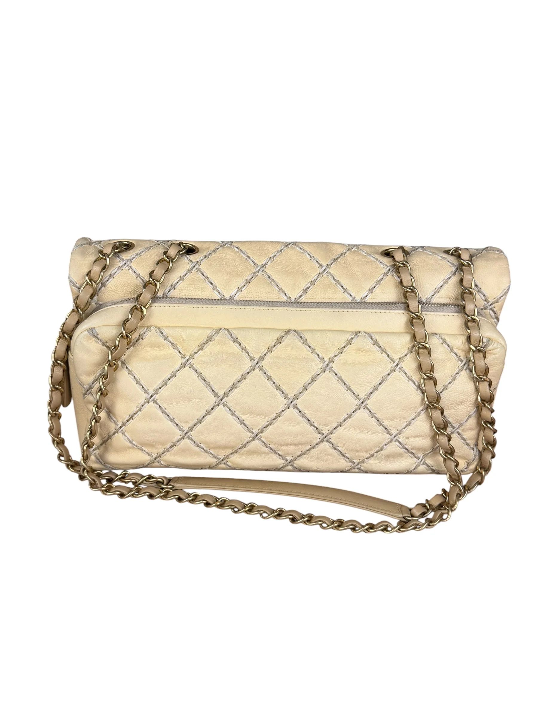 Chanel Beige Ultimate Stitch Flap 2014 - Image 7